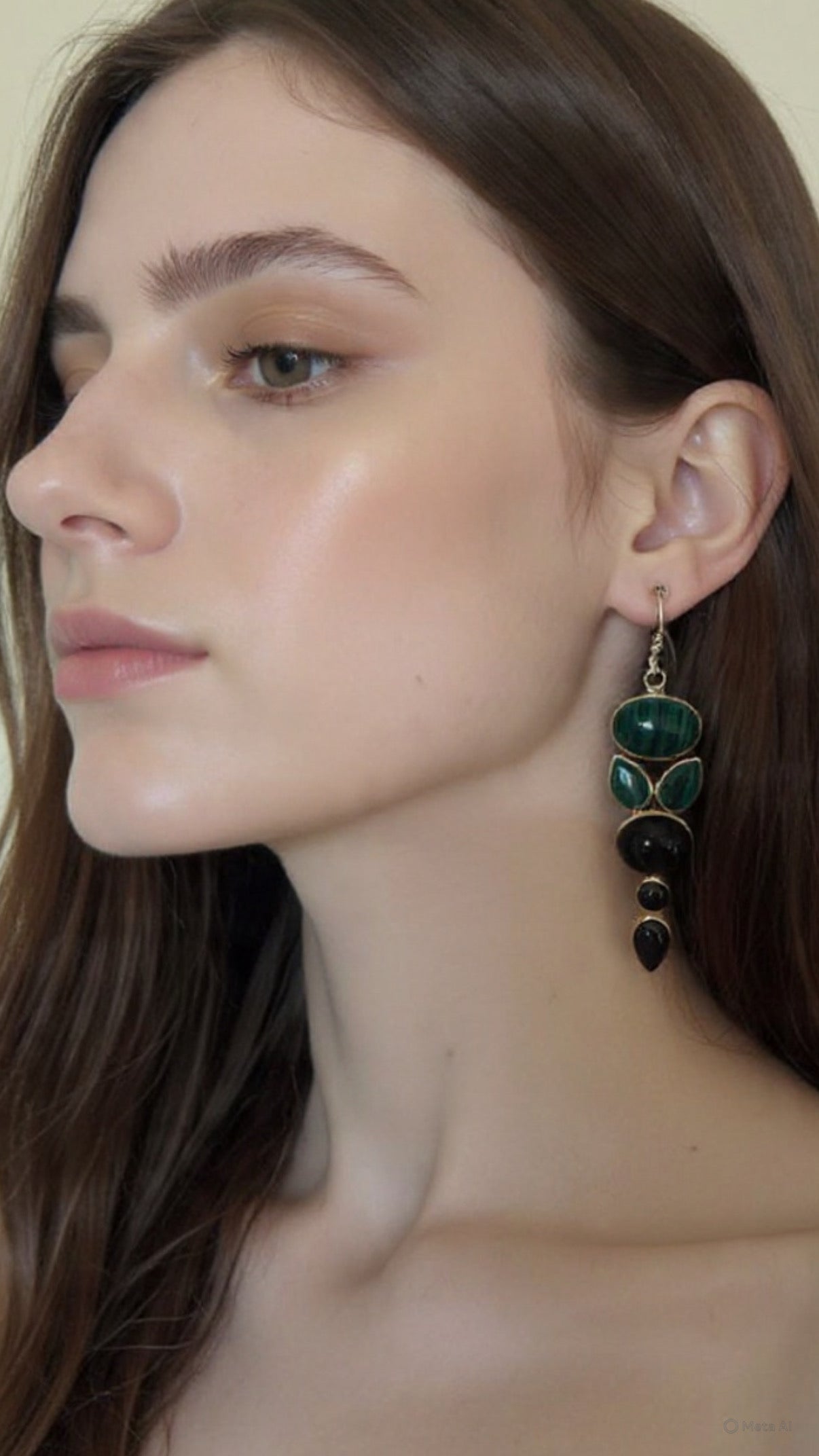 Malachite with Black Onyx