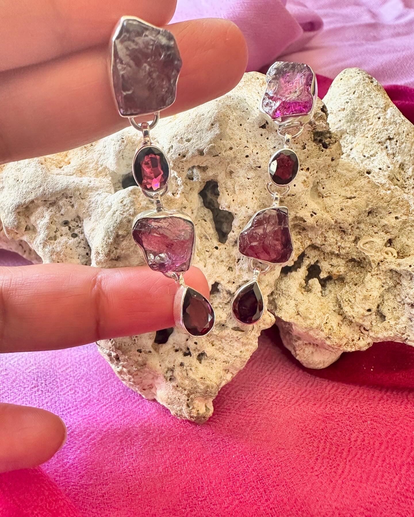 Garnet-Raw and Polished