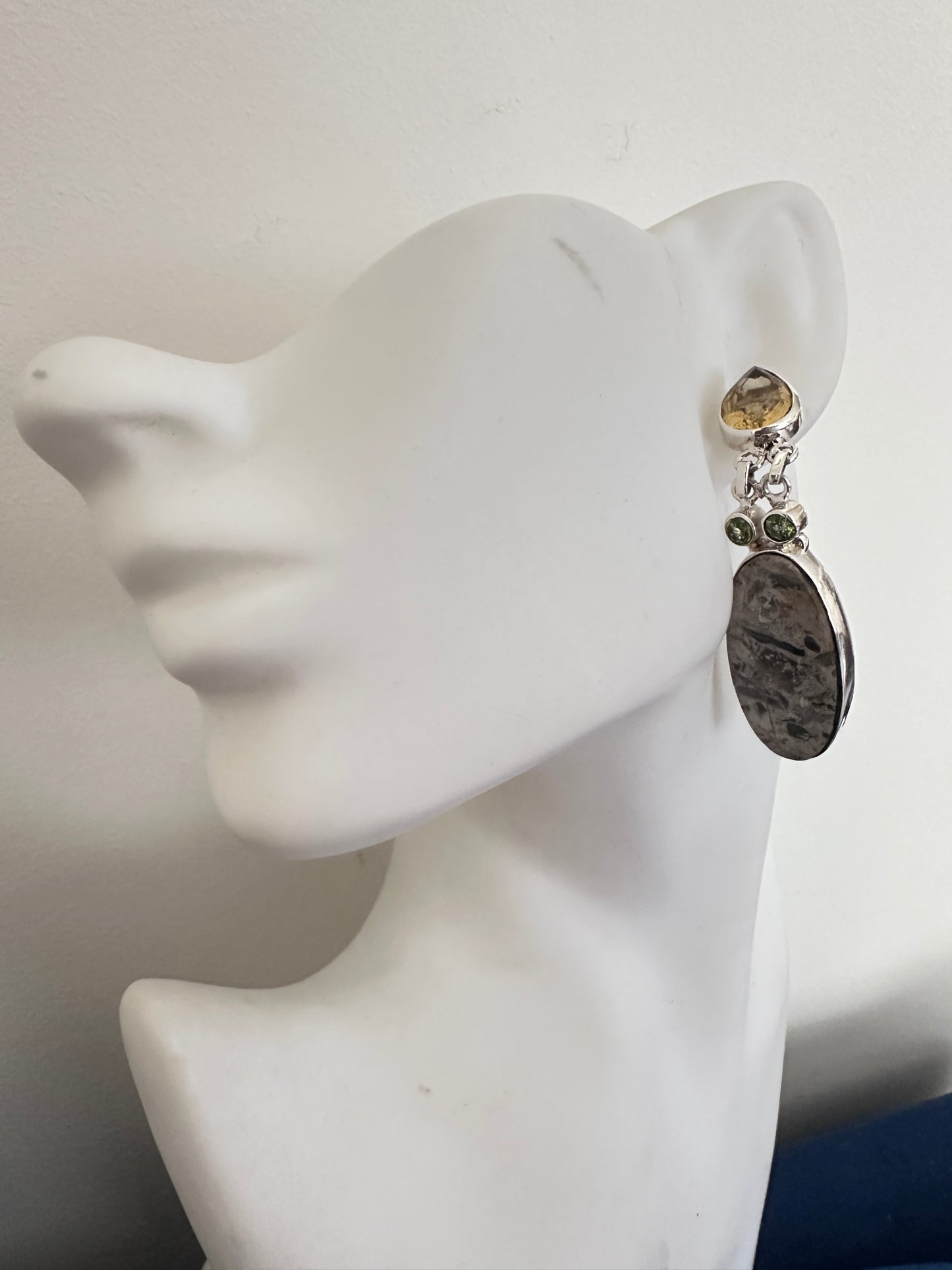 Malingana Jasper with Peridot and Citrine