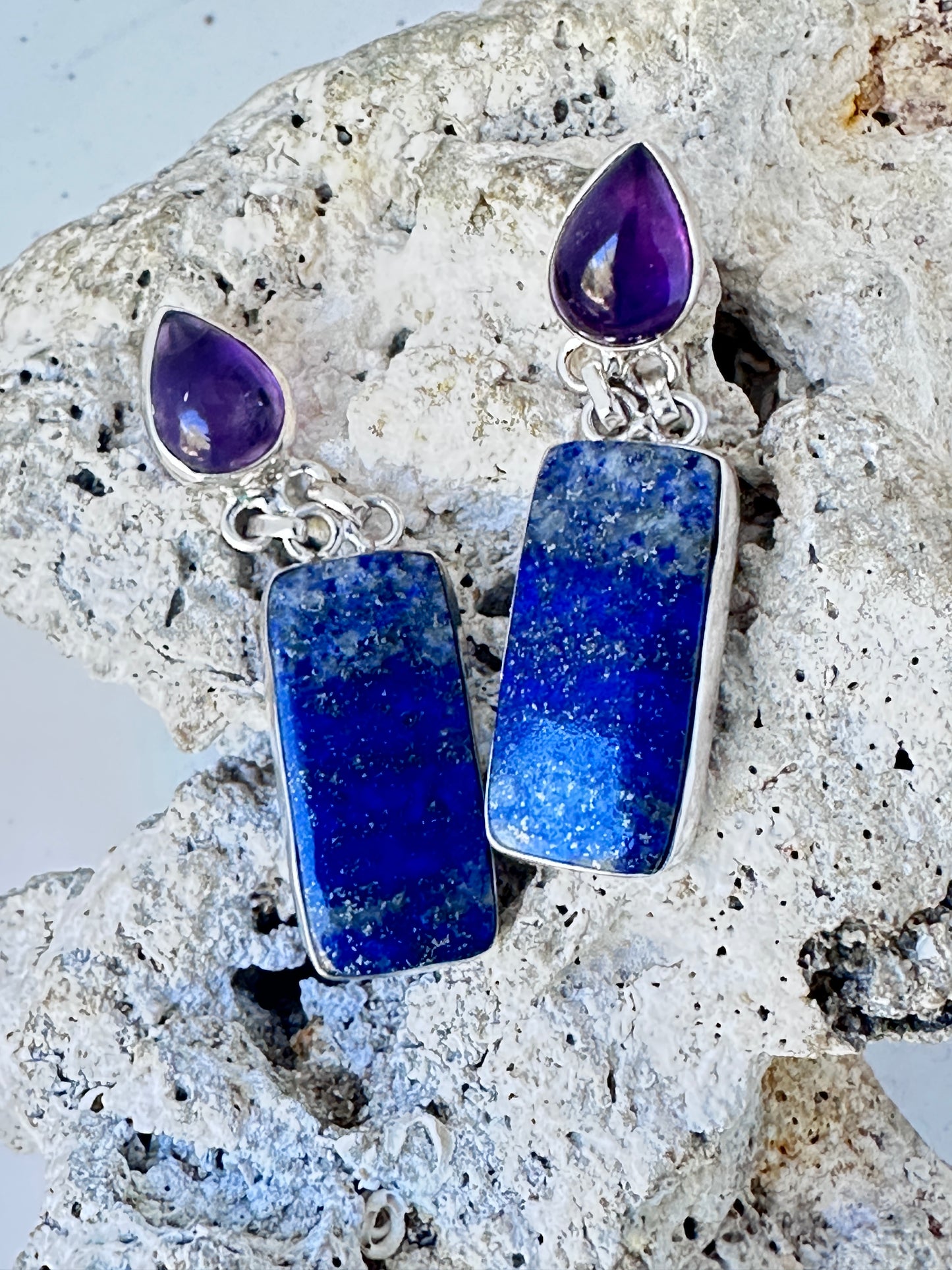 Lapis Lazuli with Amethyst
