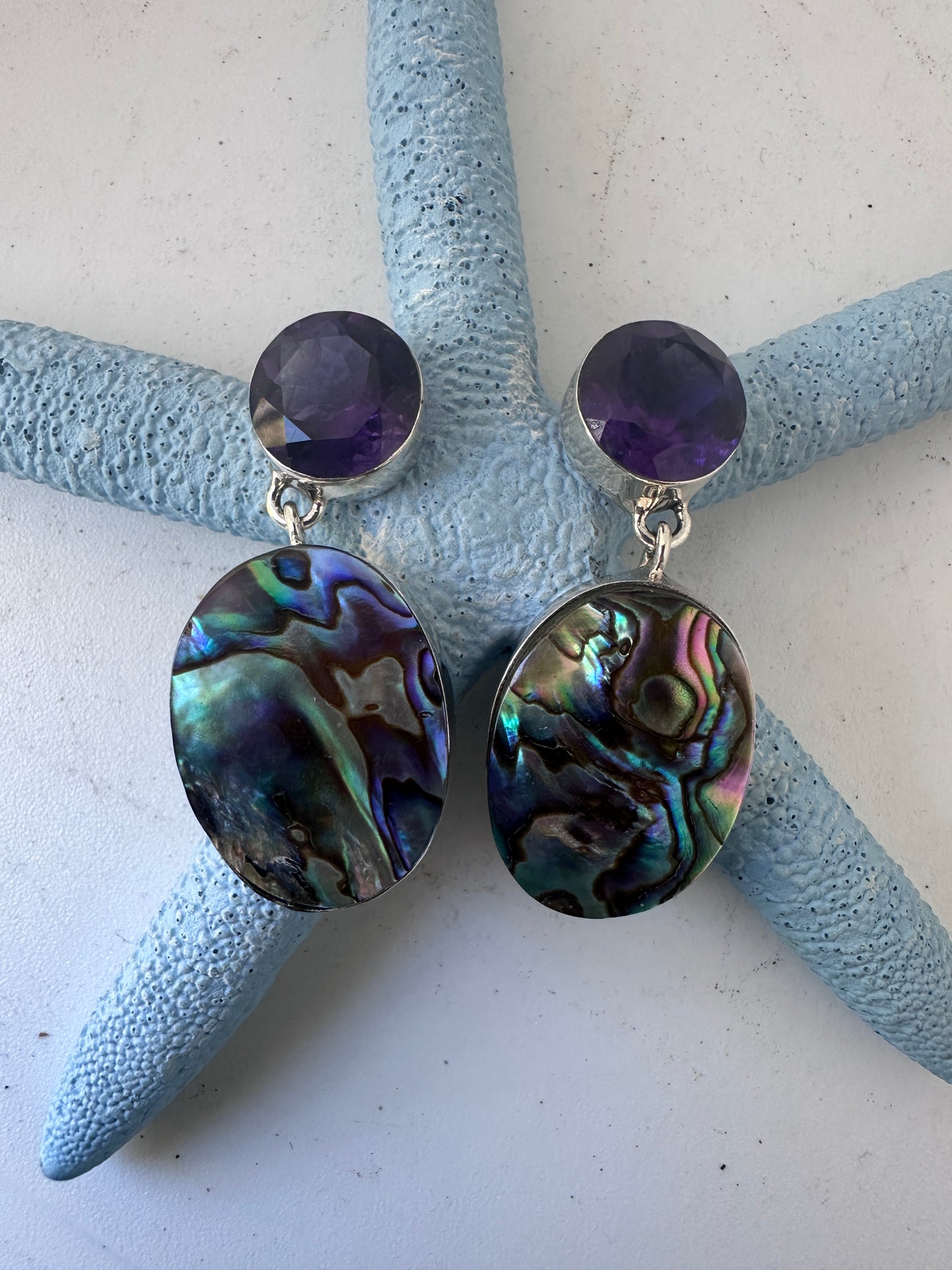 Abalone with Amethyst
