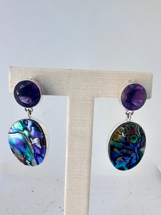 Abalone with Amethyst