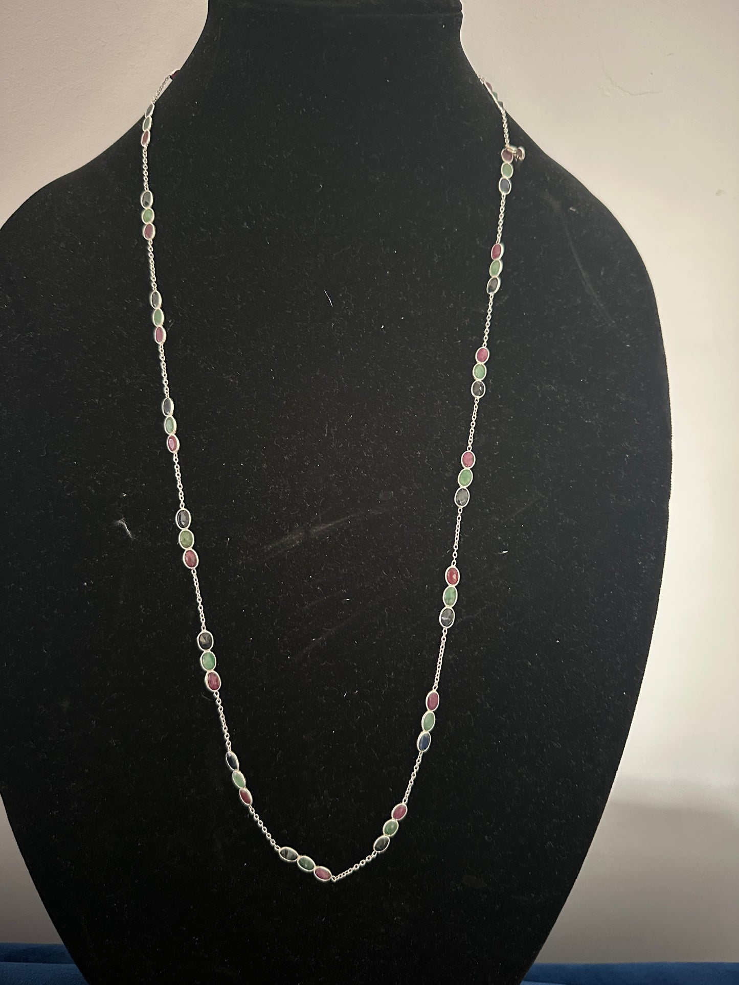 Ruby with Emerald and Black Onyx