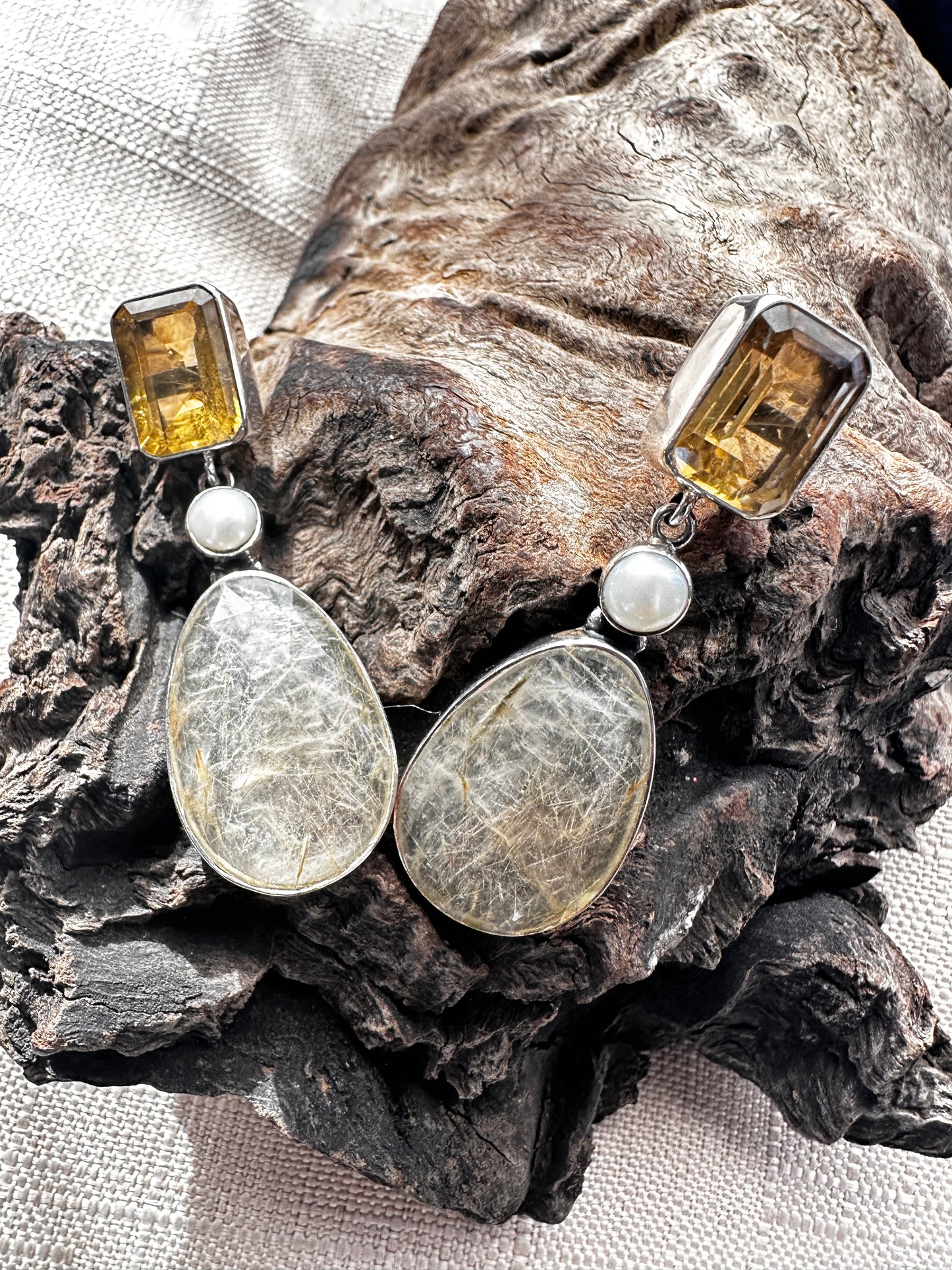 Citrine with Golden Rutile Quartz