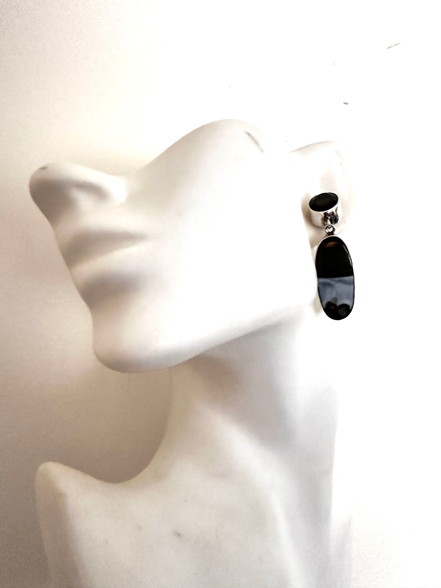 Smoky Quartz with Blue Banded Opal
