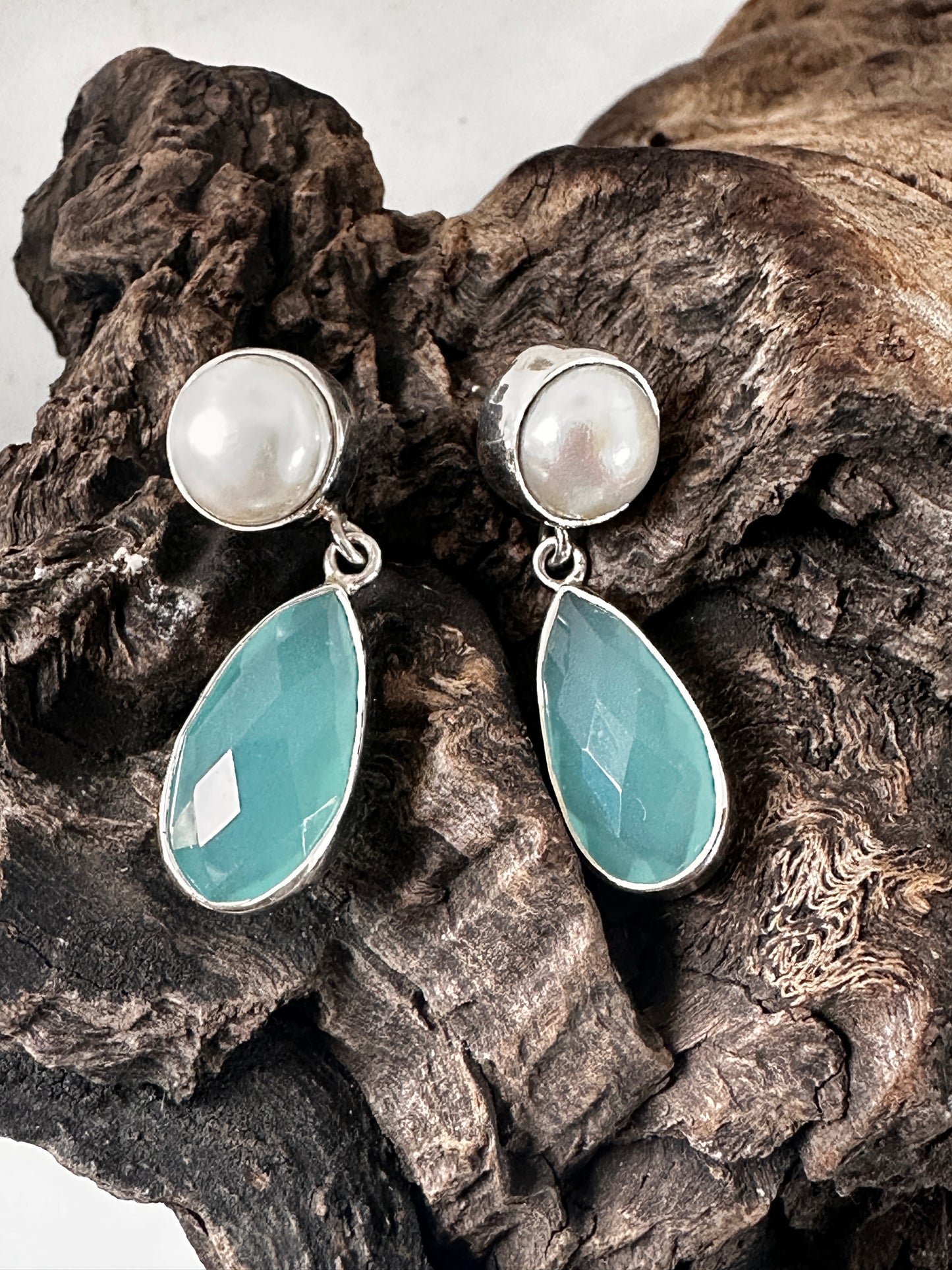 Chalcedony with Pearl