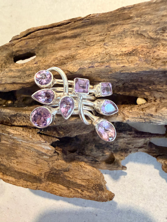 Amethyst Garden Ring