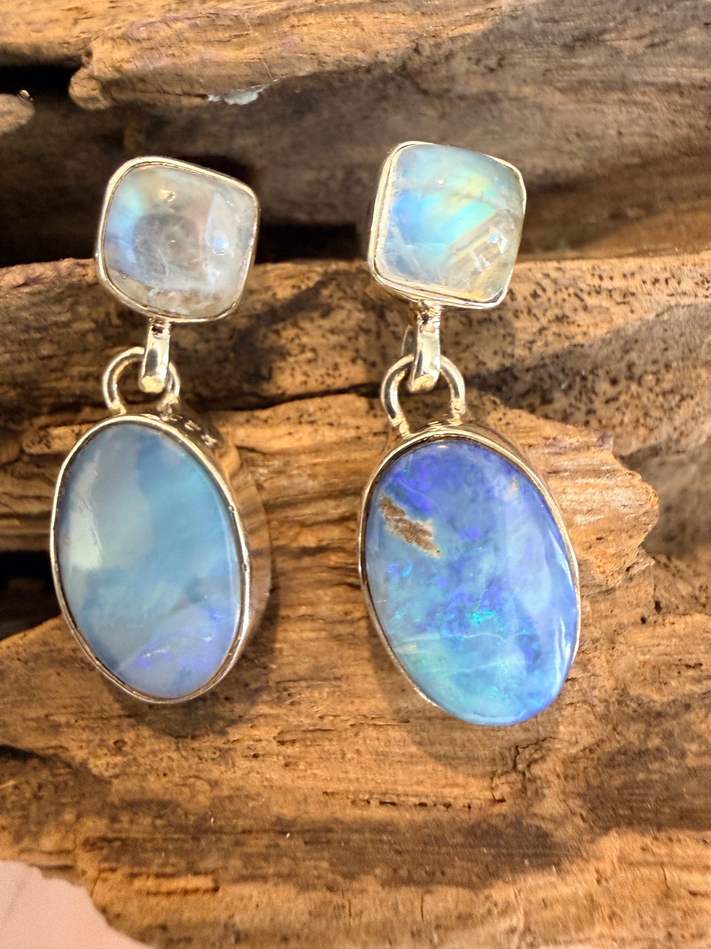 Australian opal with moonstone