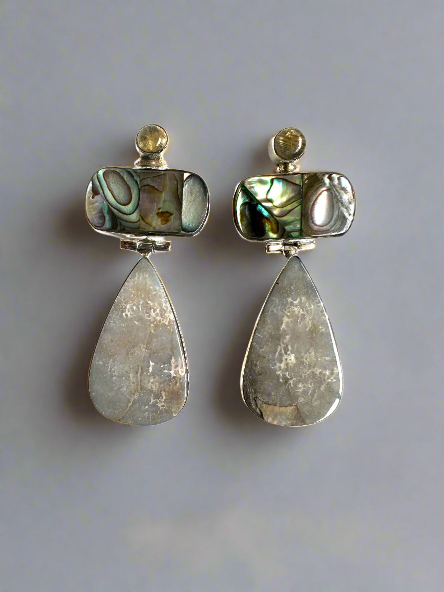 Calicrom Jasper with Abalone