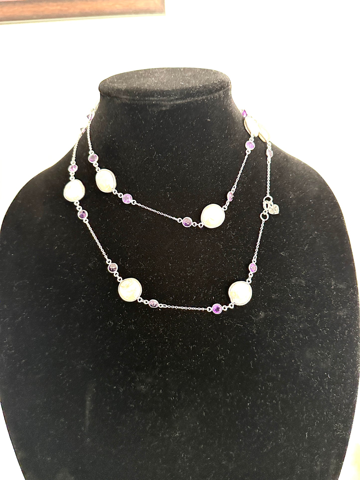 Pearl with Amethyst