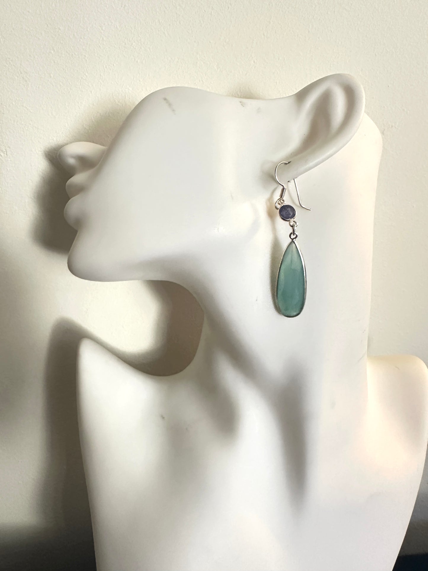 Blue Chancedony with Tanzanite