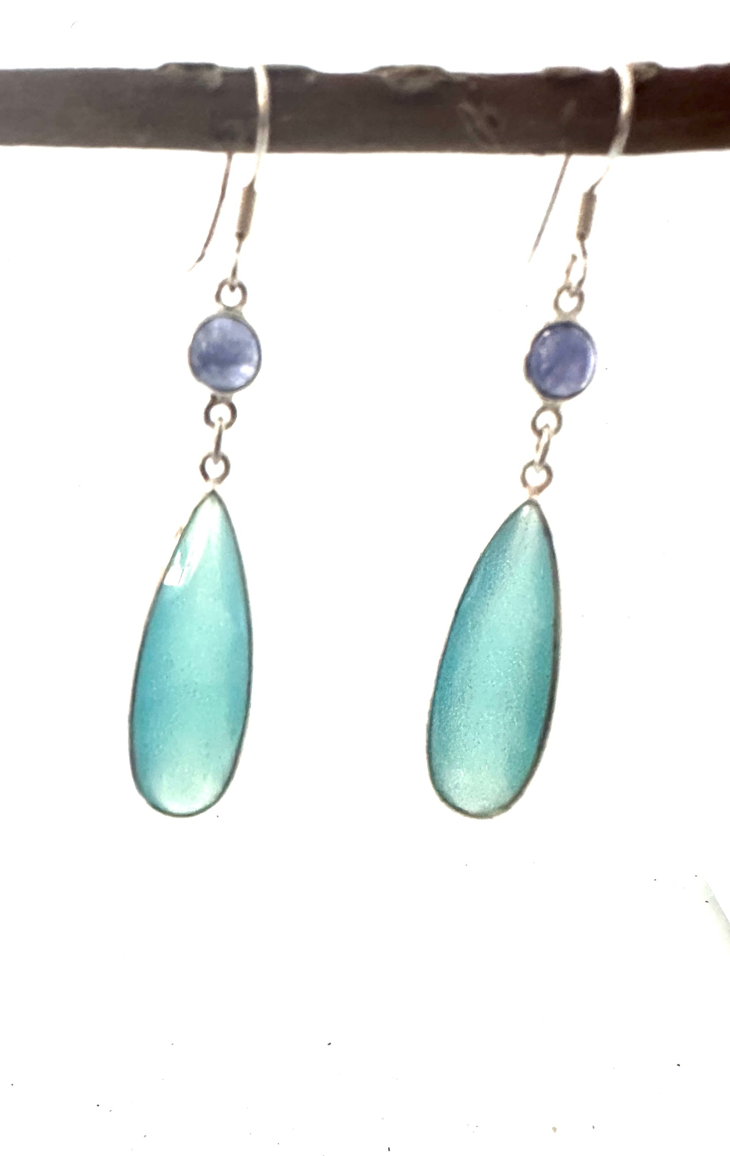 Blue Chancedony with Tanzanite