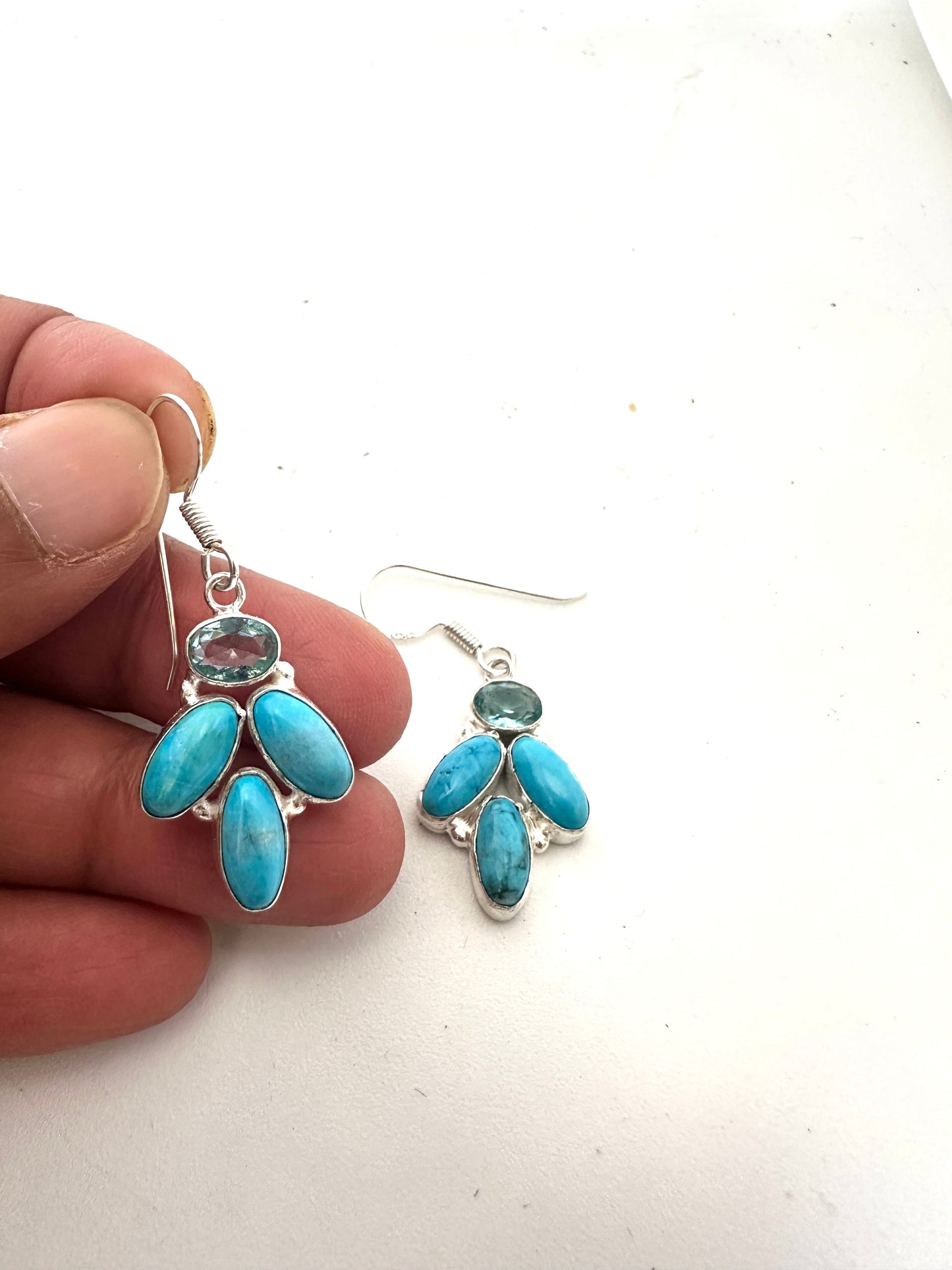 Blue Topaz with Turquoise