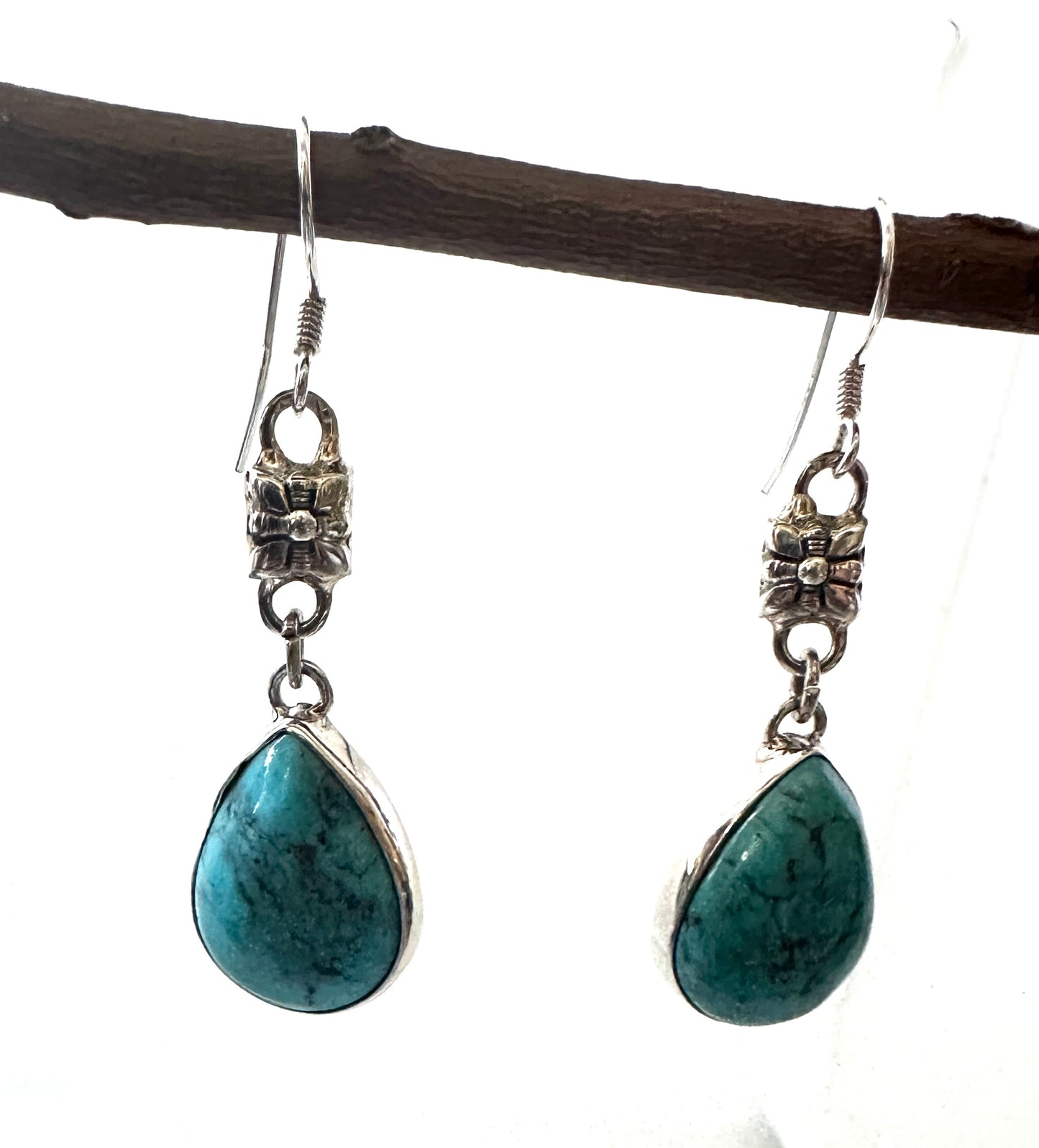 Turquoise with Silver Bead