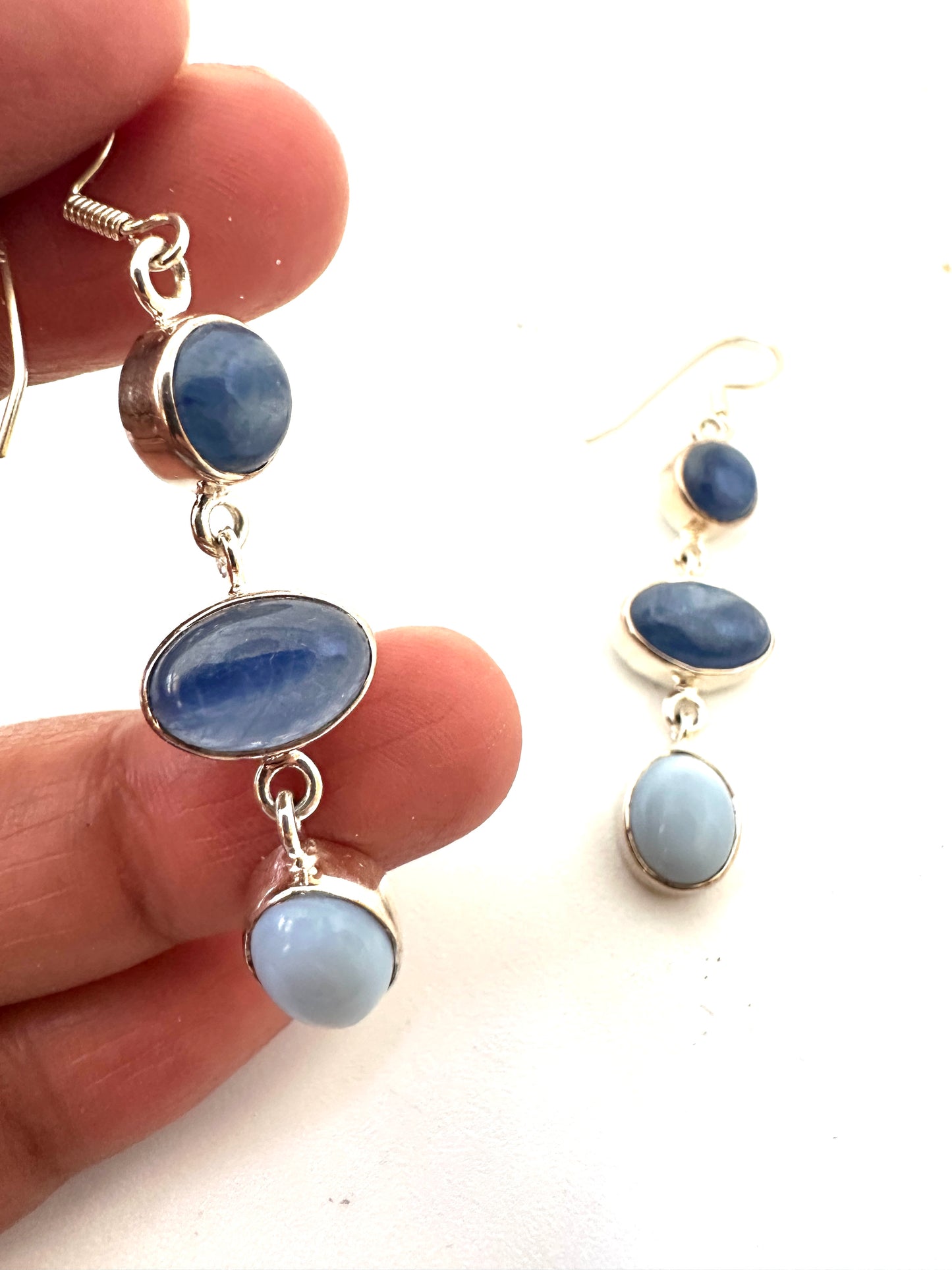Kyanite with Blue Opal