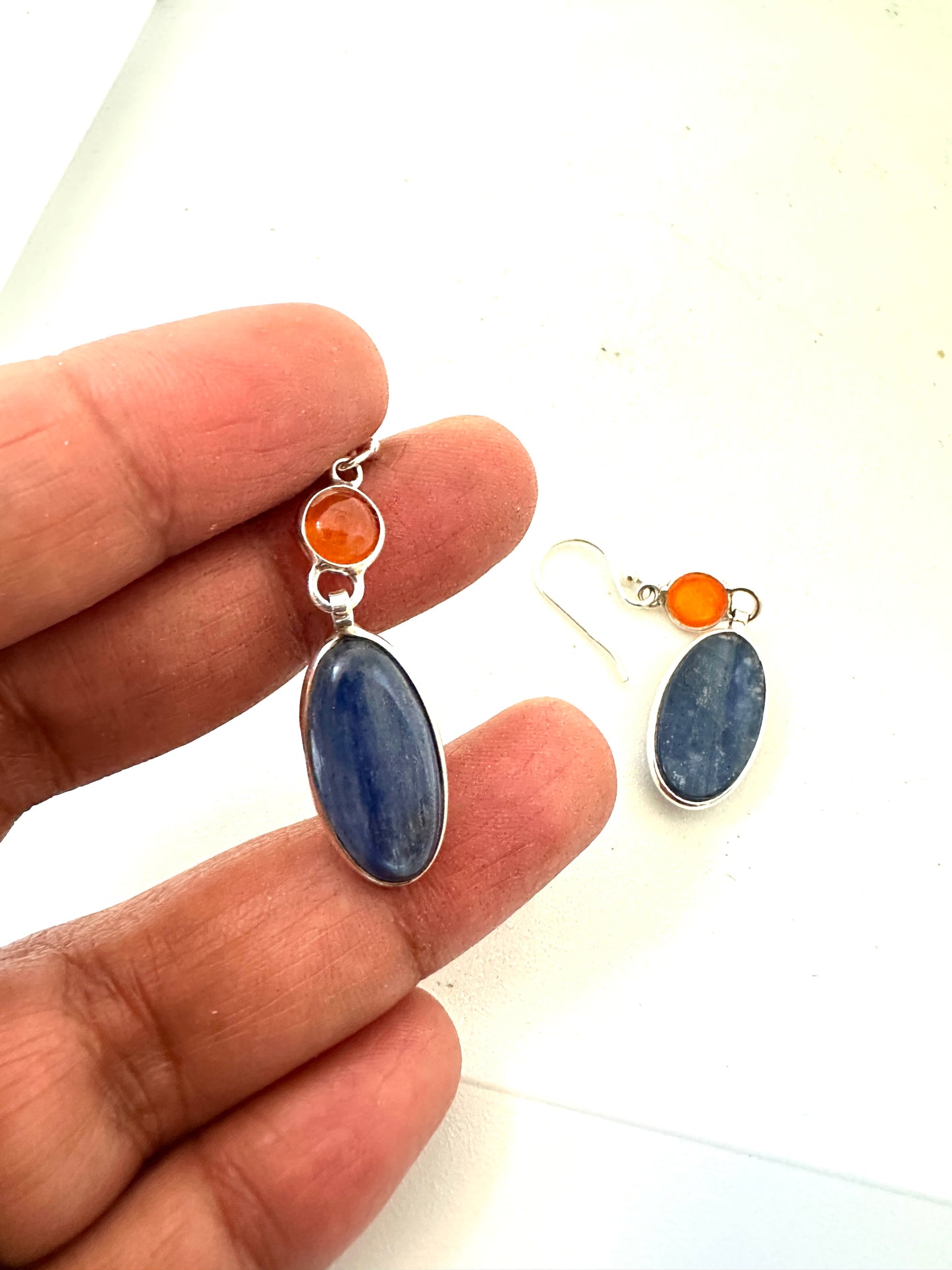 Kyanite with Carnelian