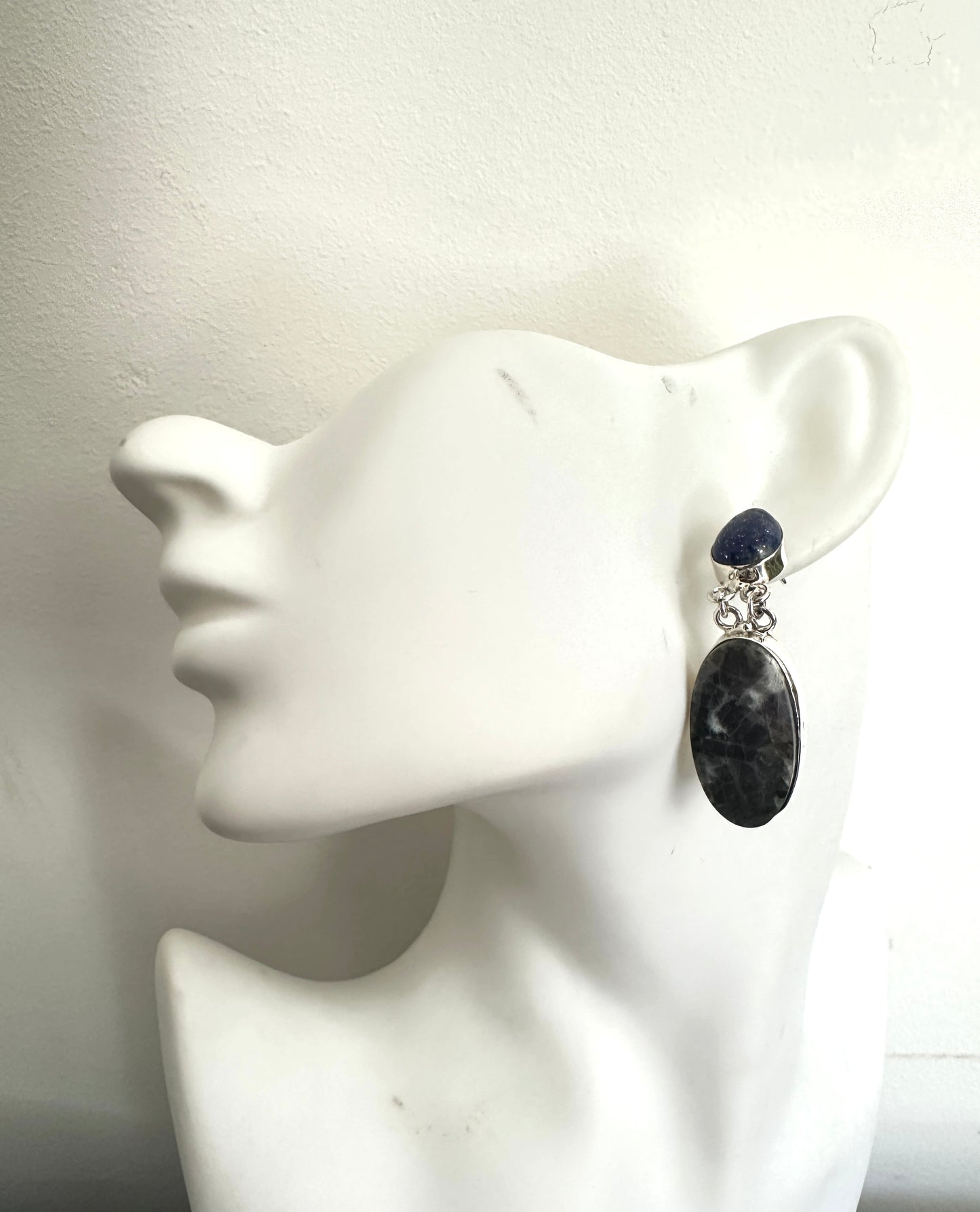 Lapidolite with Lapis Lazuli