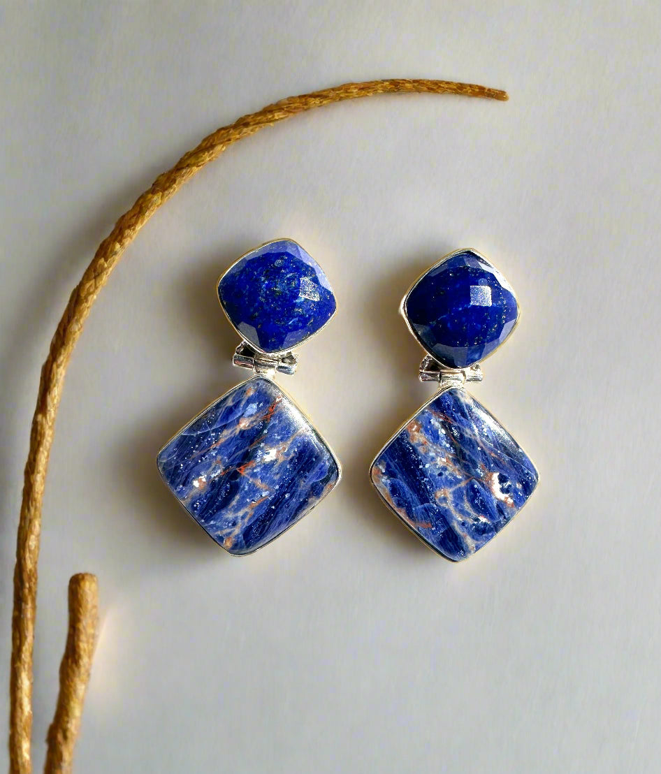 Pietersite with Lapis Lazuli