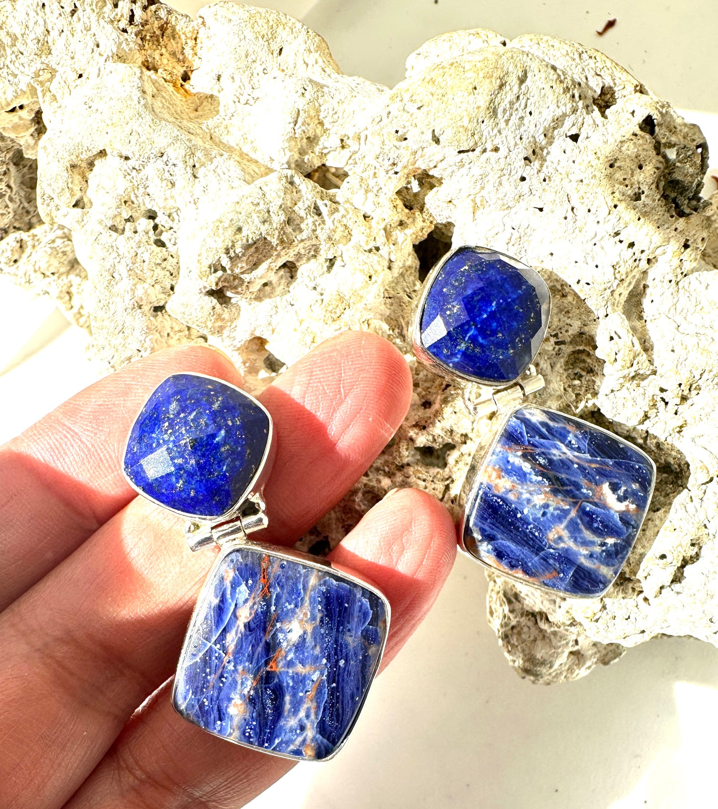 Pietersite with Lapis Lazuli
