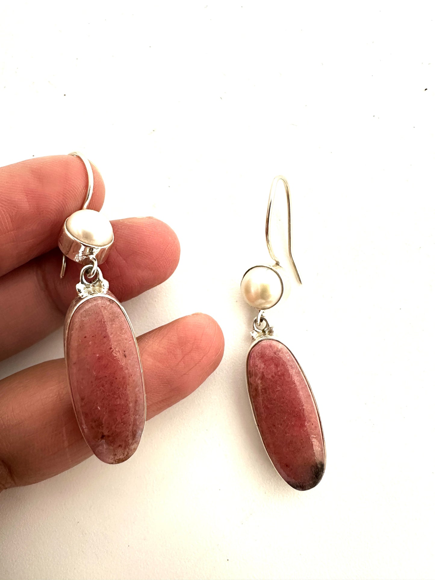 Rhodonite with Pearl