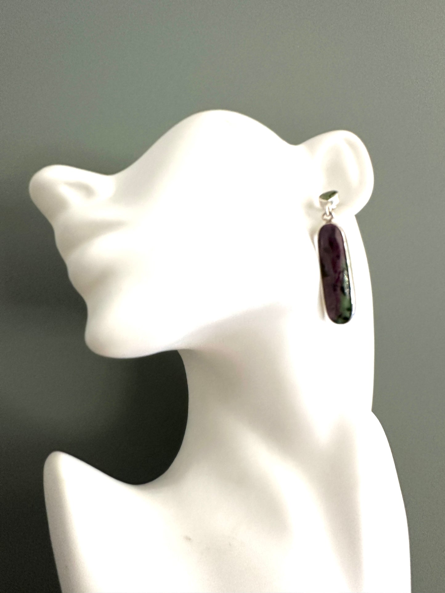 Ruby Zosite with Peridot