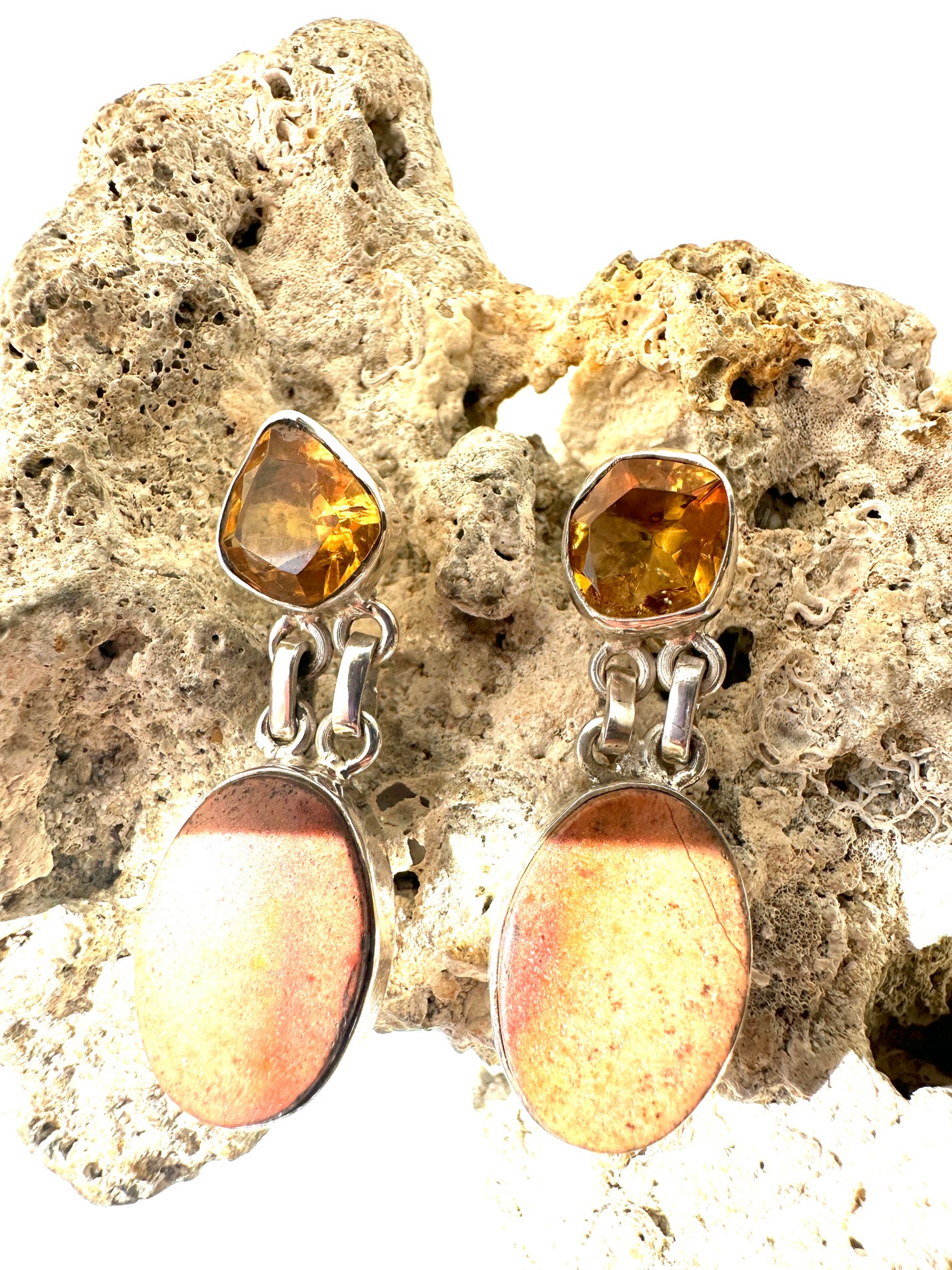 Sponge Coral with Citrine