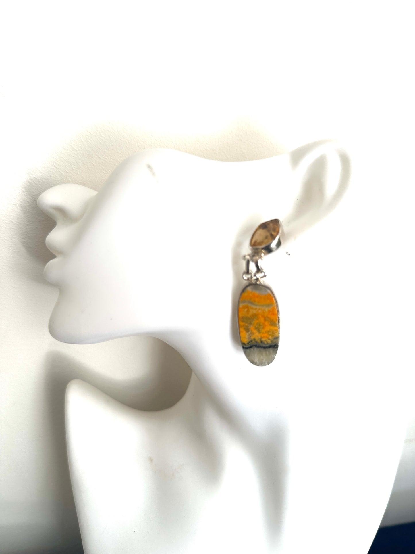 Citrine with Bumble Bee Jasper