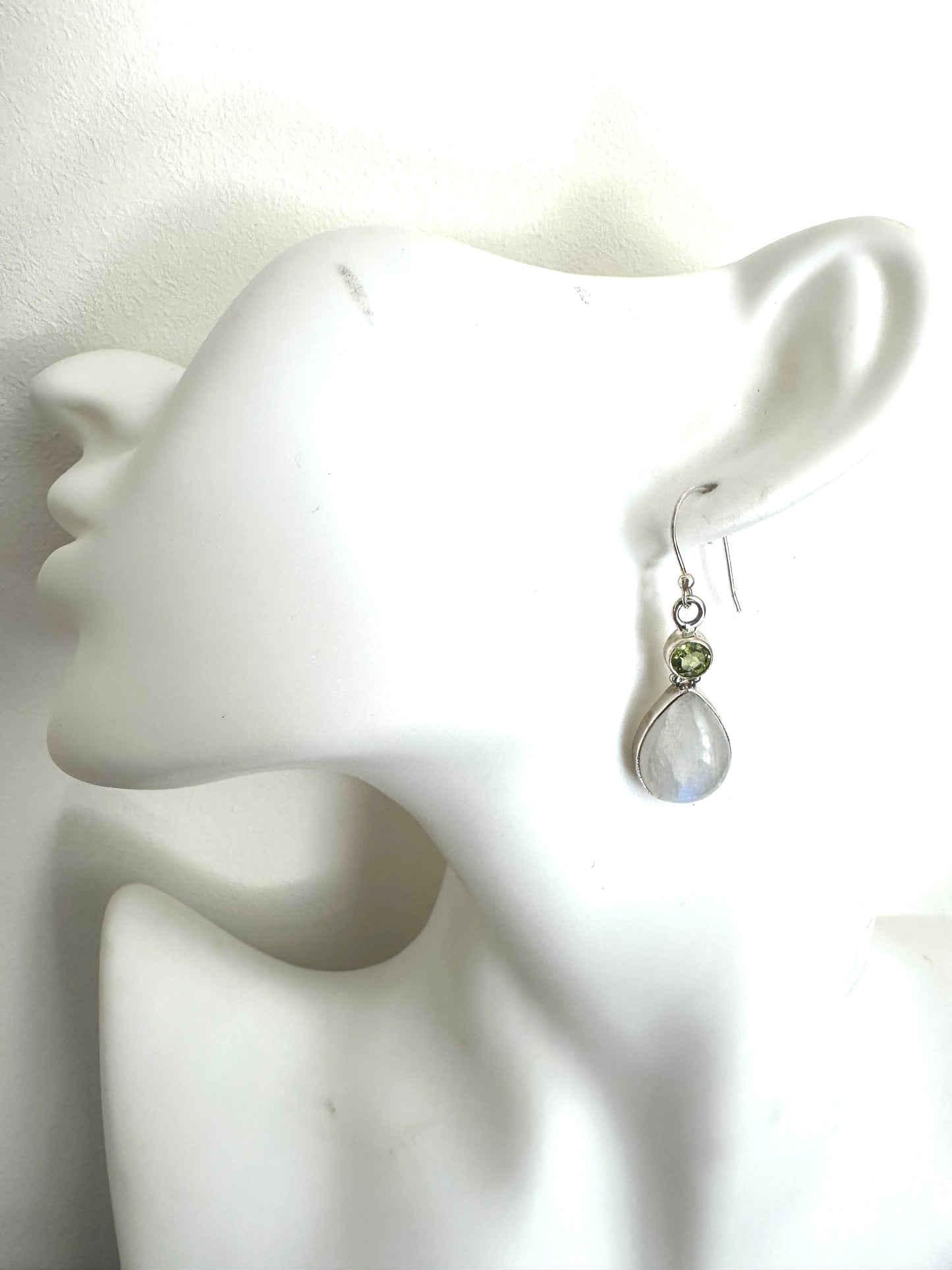 Rainbow Moonstone with Peridot