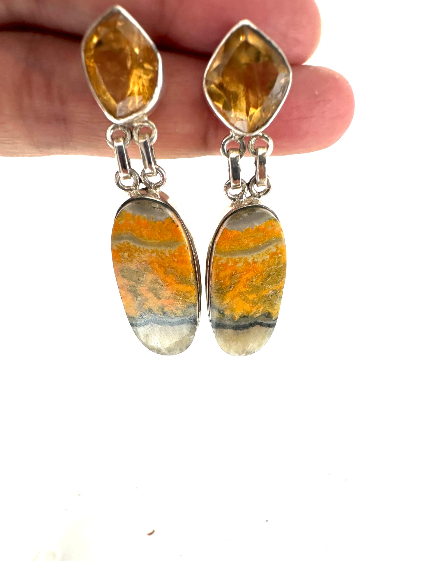 Citrine with Bumble Bee Jasper