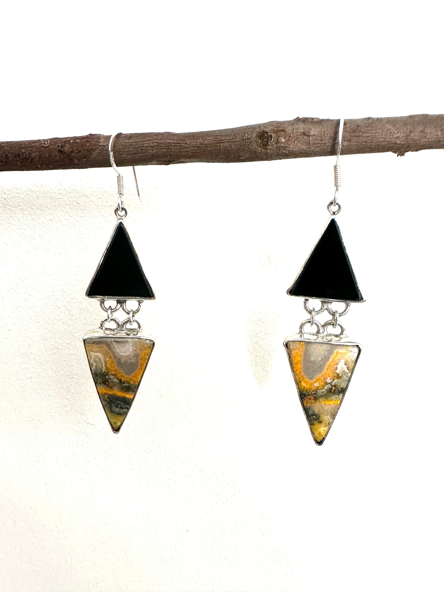 Black Onyx with BumbleBee Jasper