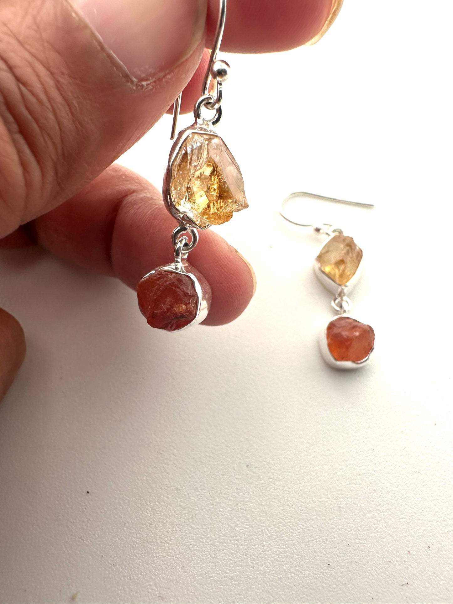 Citrine with Carnelian