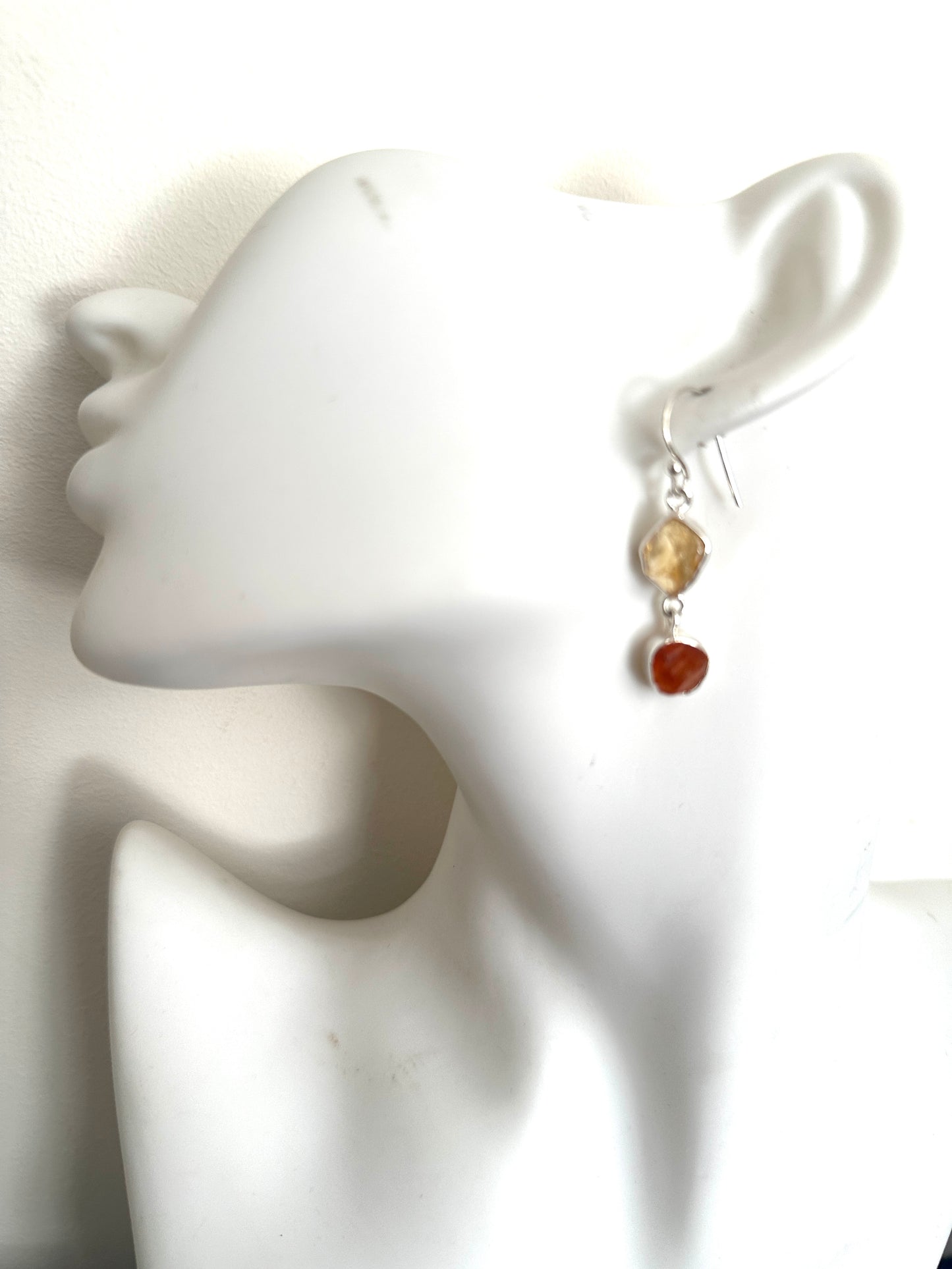 Citrine with Carnelian