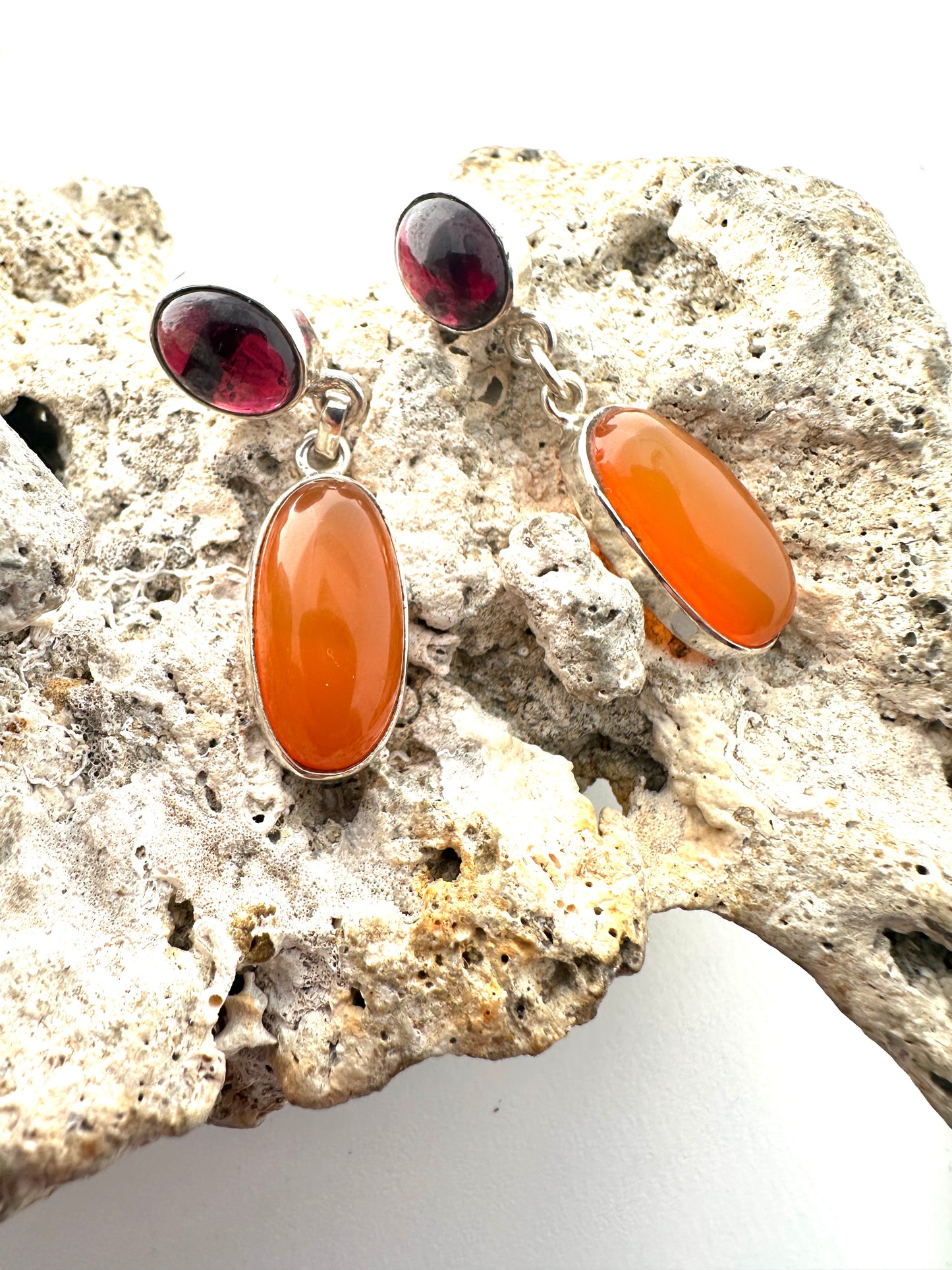 Garnet with Carnelian