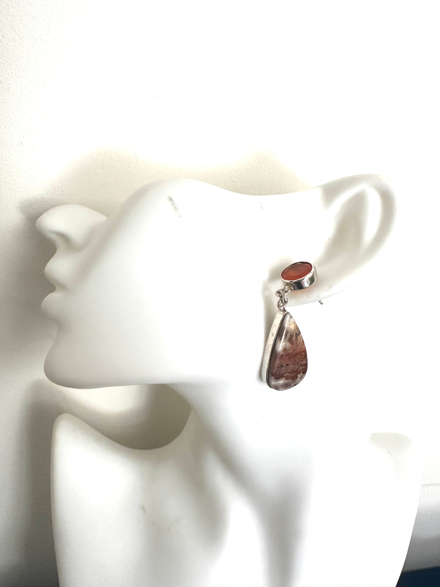 Crazy Lace Agate with Carnelian