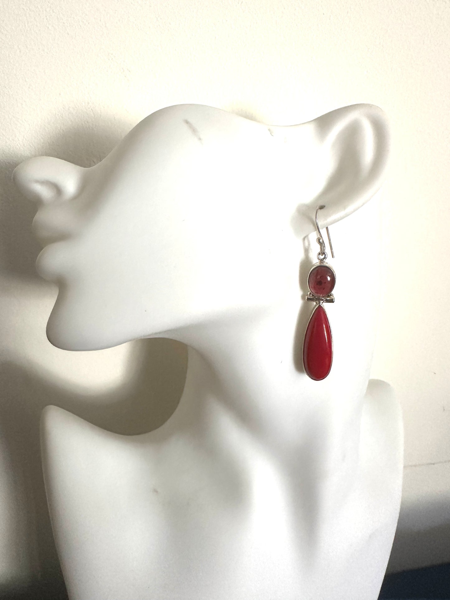Garnet with Red Coral