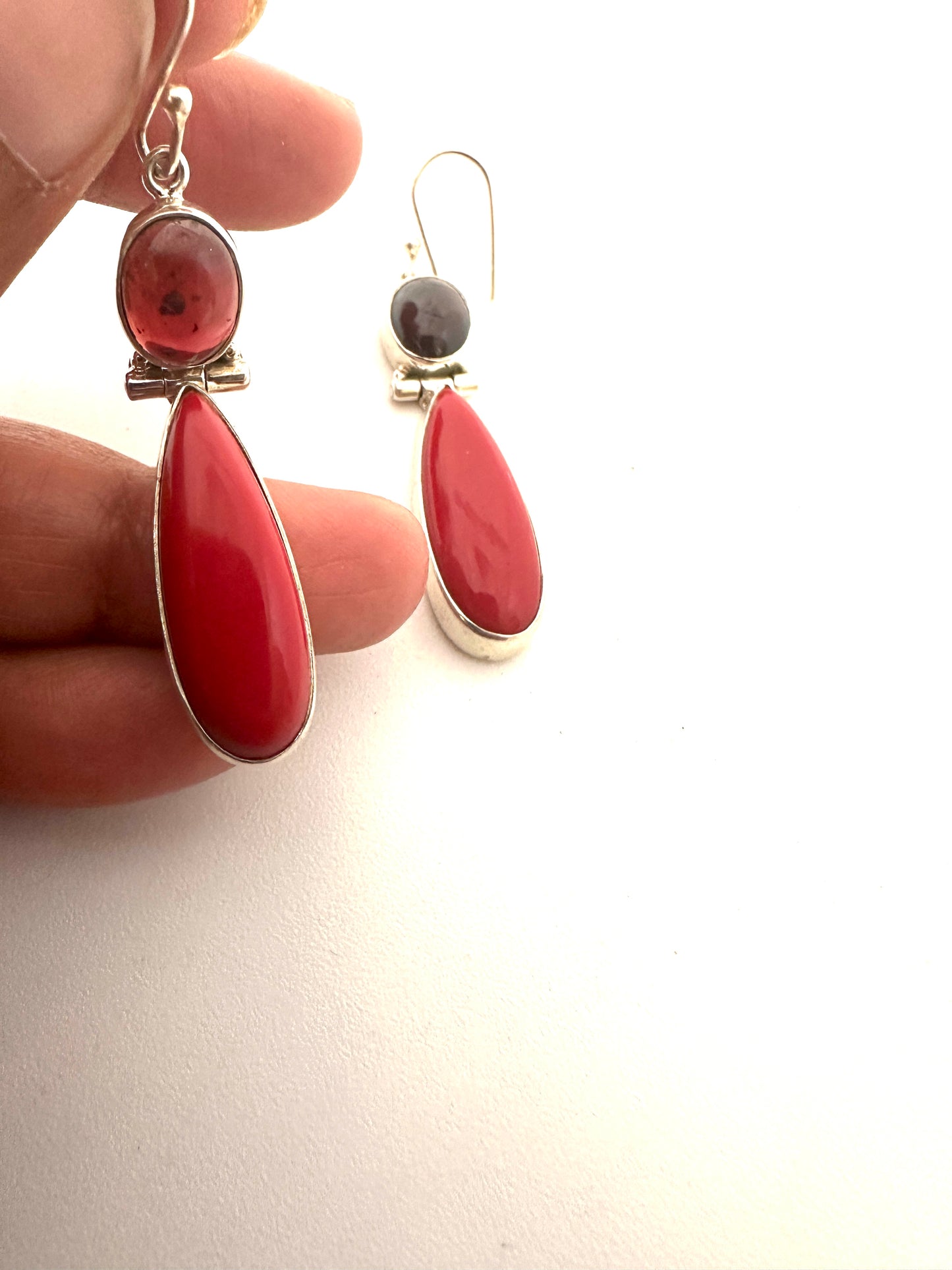 Garnet with Red Coral