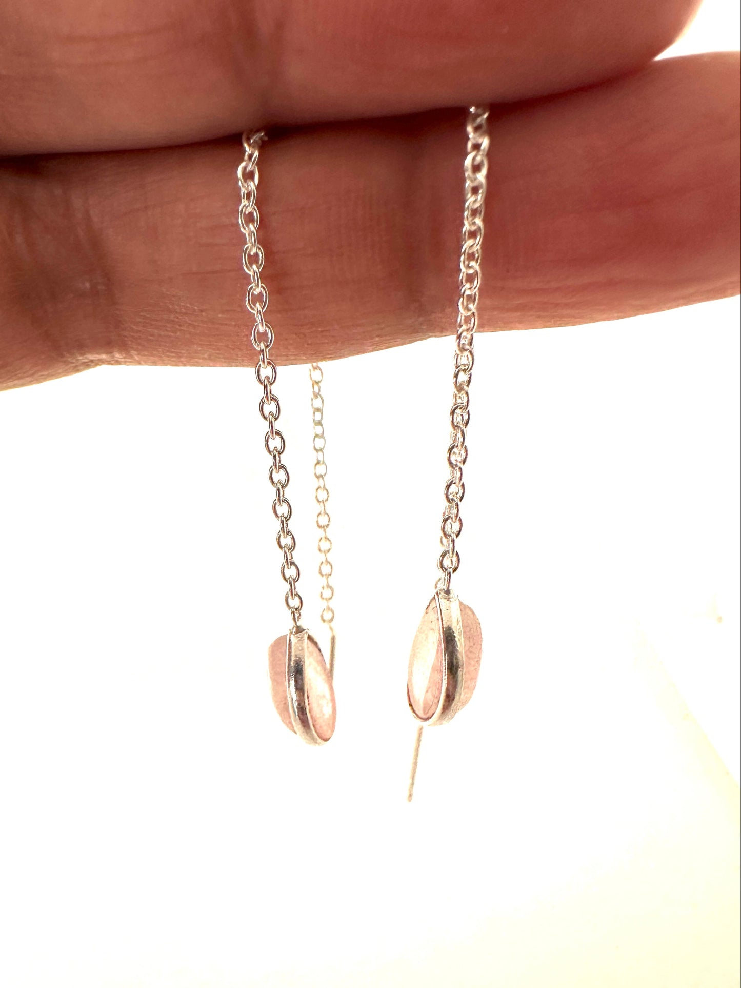 Rose Quartz Threaders
