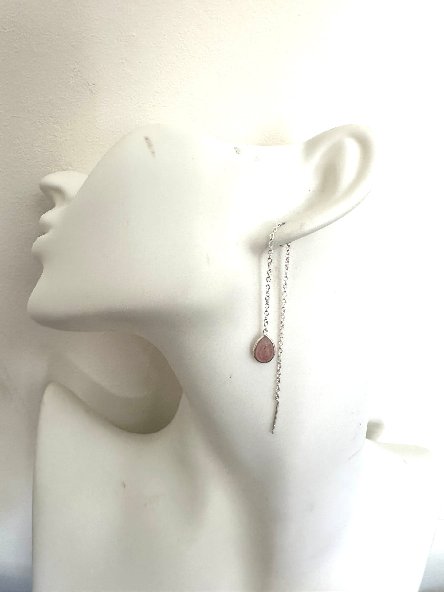 Rose Quartz Threaders