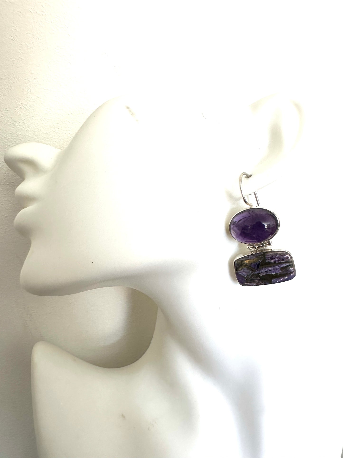 Mohave Copper Charoite with Amethyst