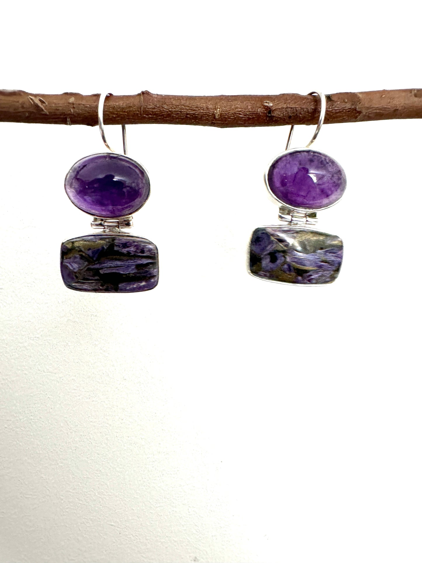 Mohave Copper Charoite with Amethyst