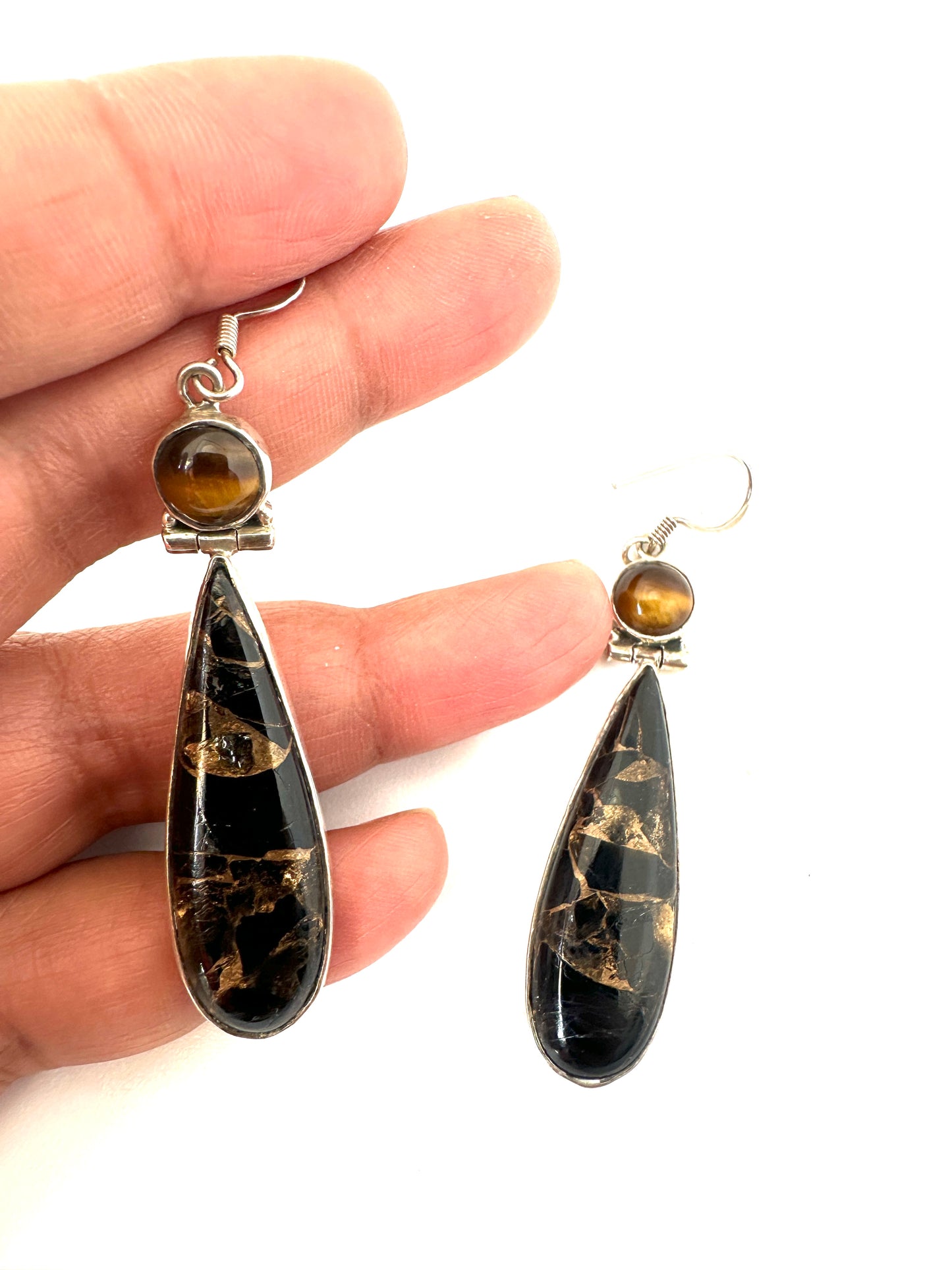 Black Copper Turquoise with Tiger Eye