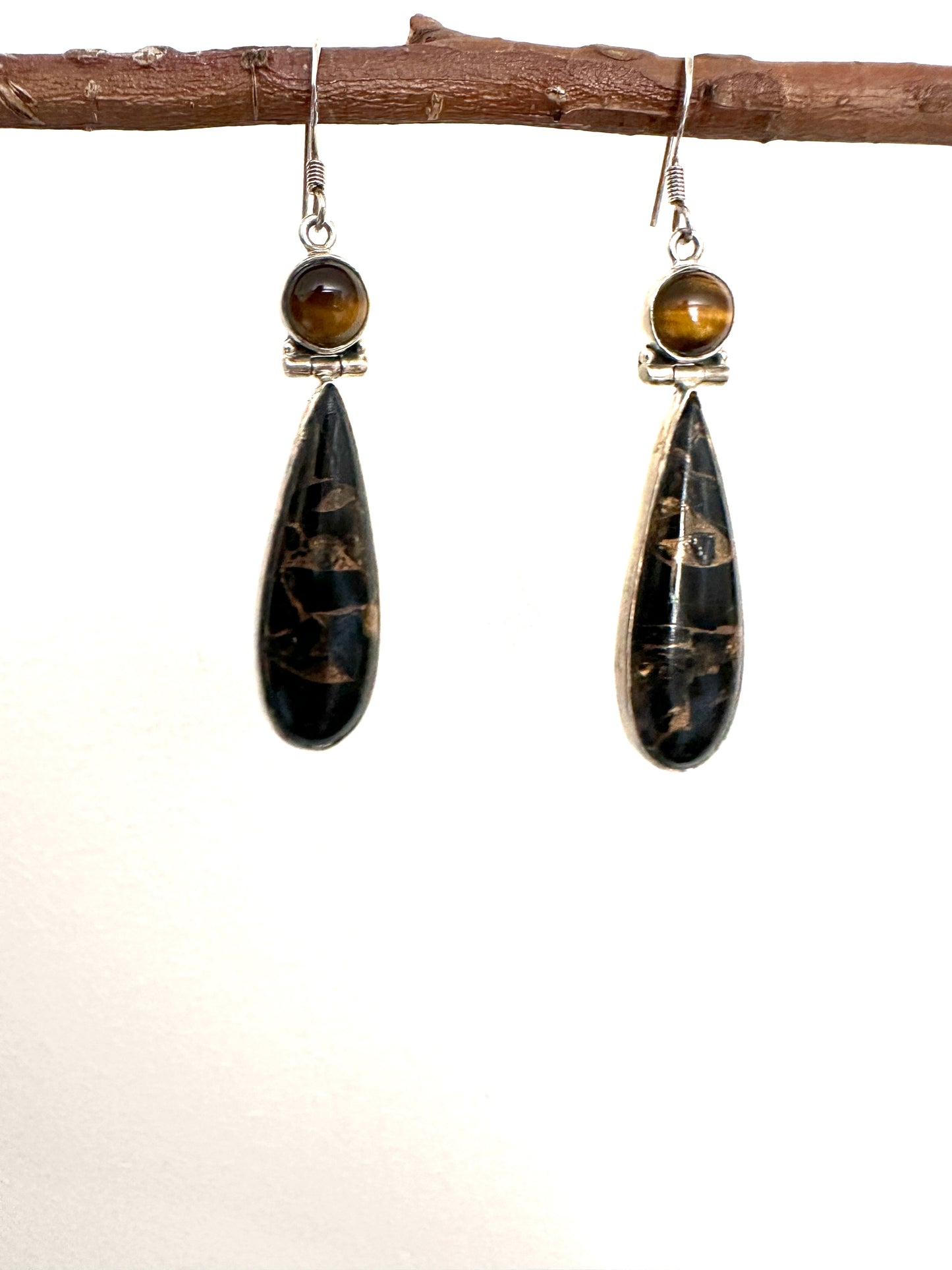 Black Copper Turquoise with Tiger Eye