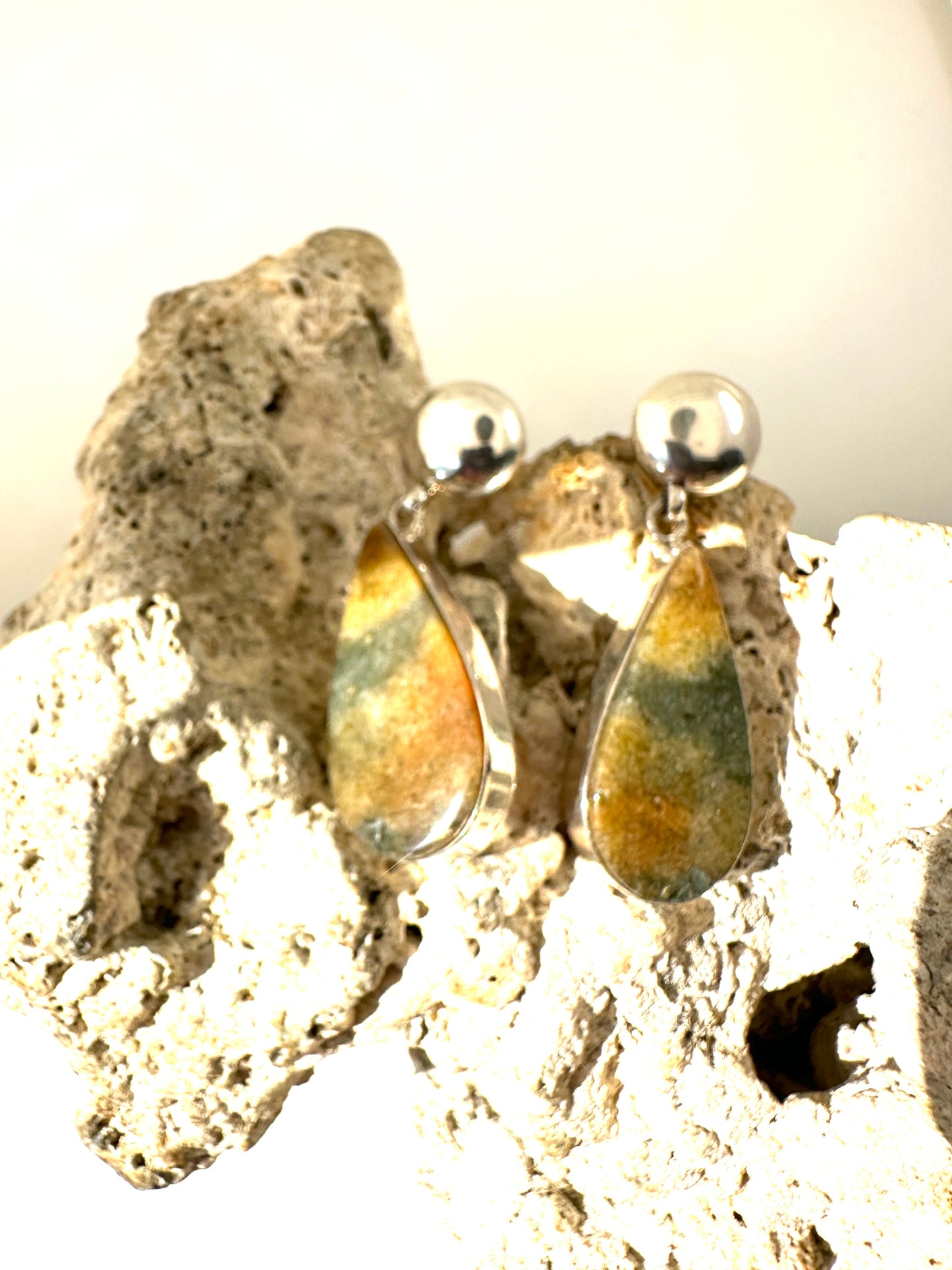 Fanta Jasper with Silver