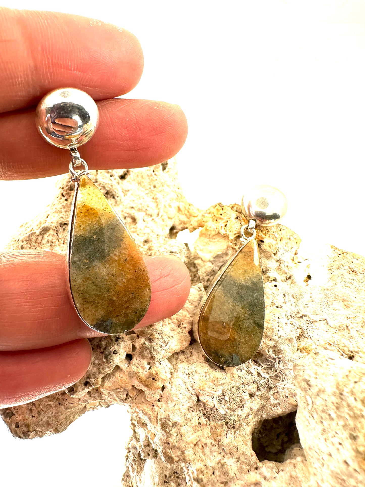 Fanta Jasper with Silver