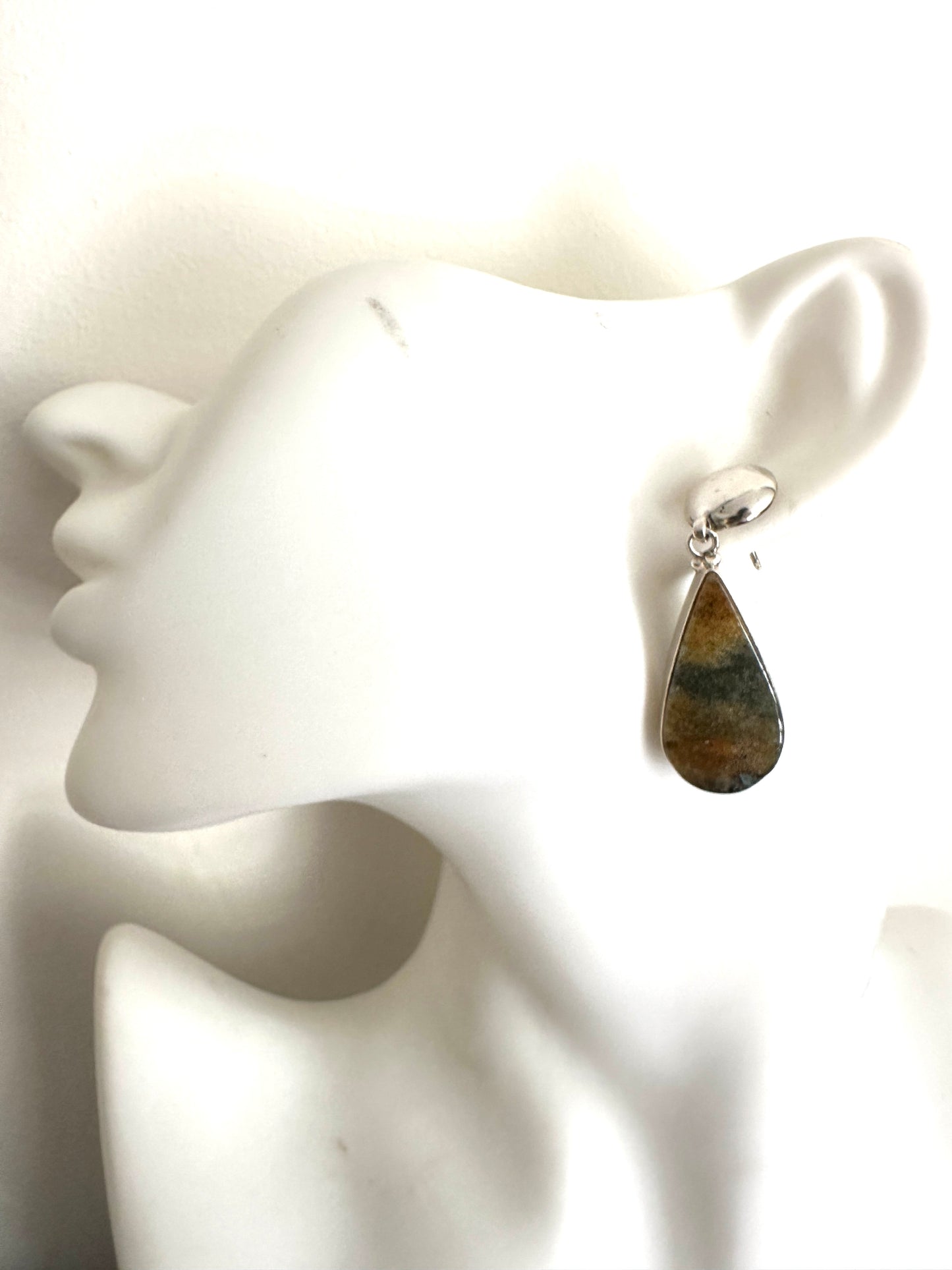 Fanta Jasper with Silver