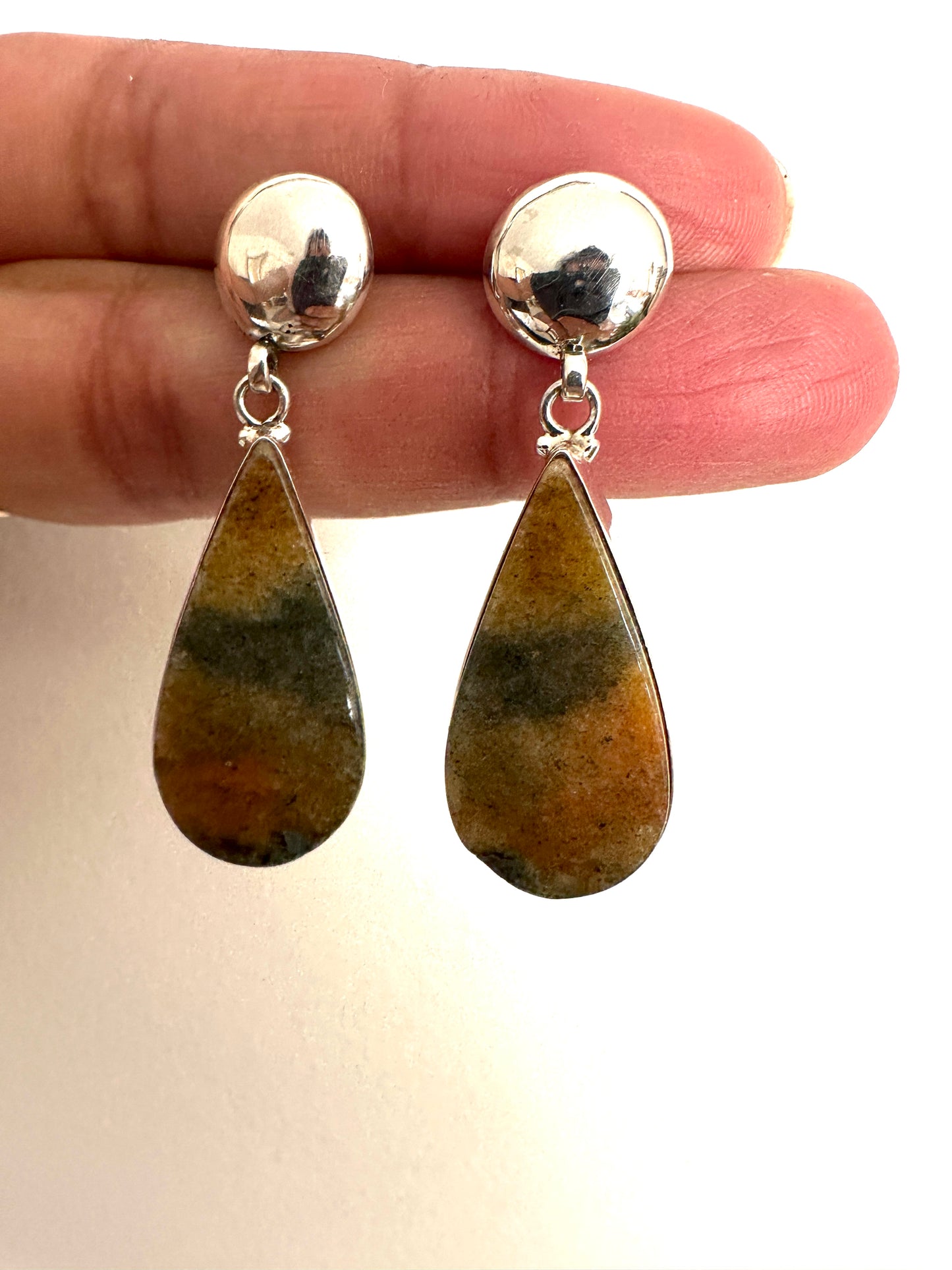 Fanta Jasper with Silver