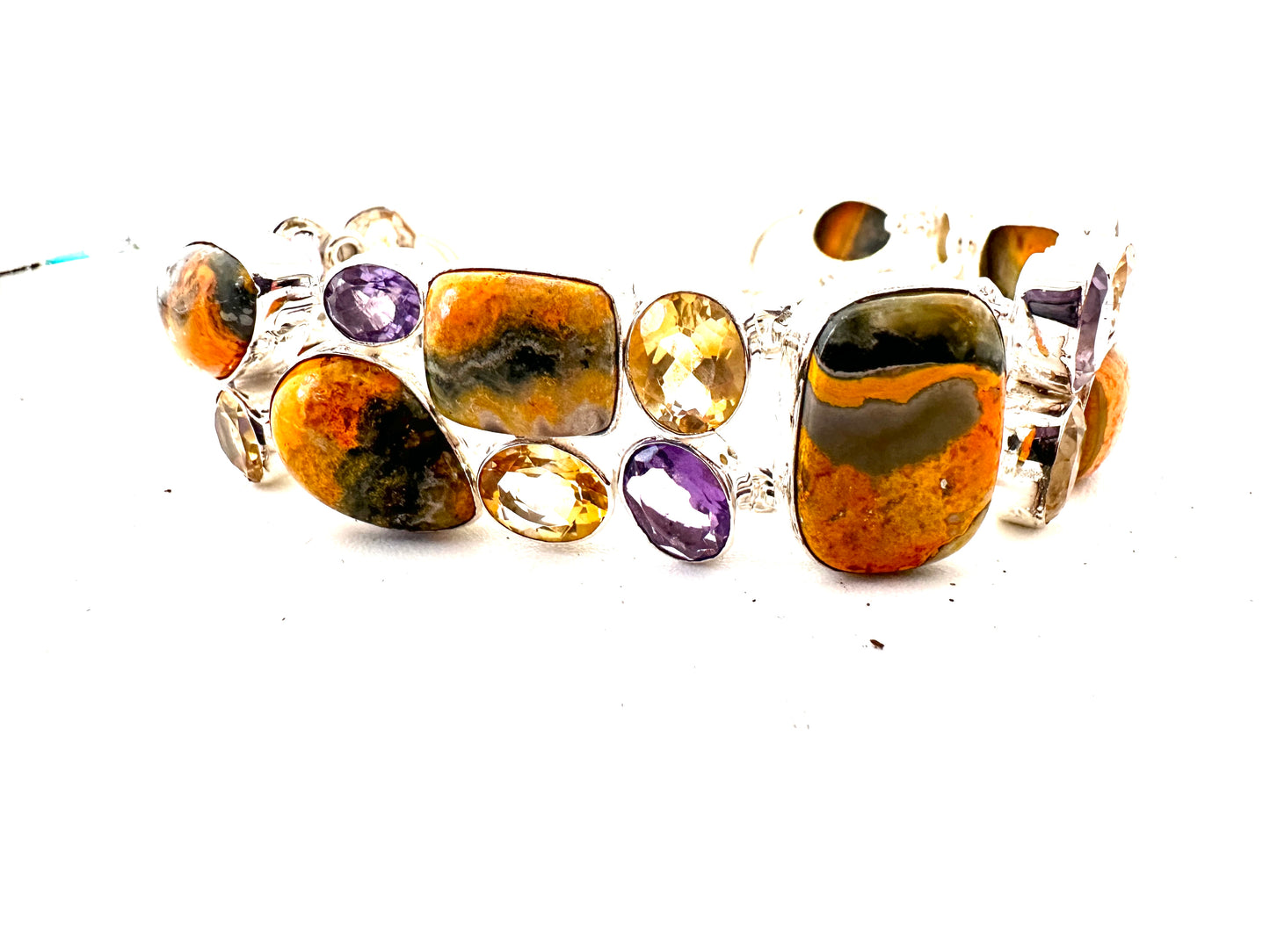 Bumble Bee with Amethyst and Citrine