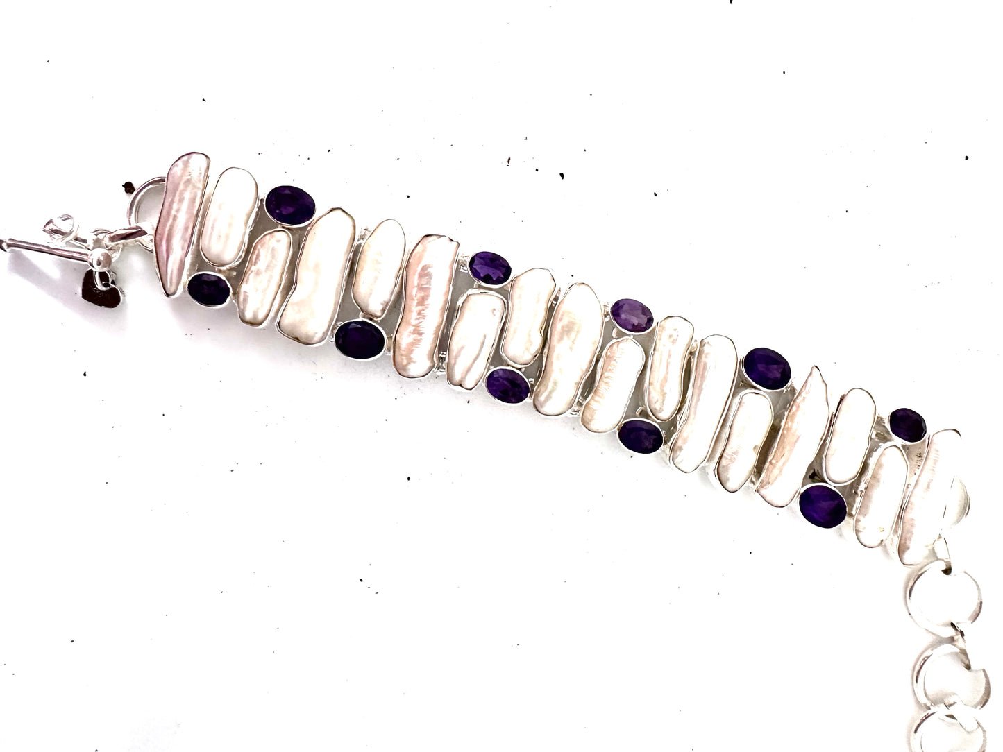 Biwa Pearl with Amethyst