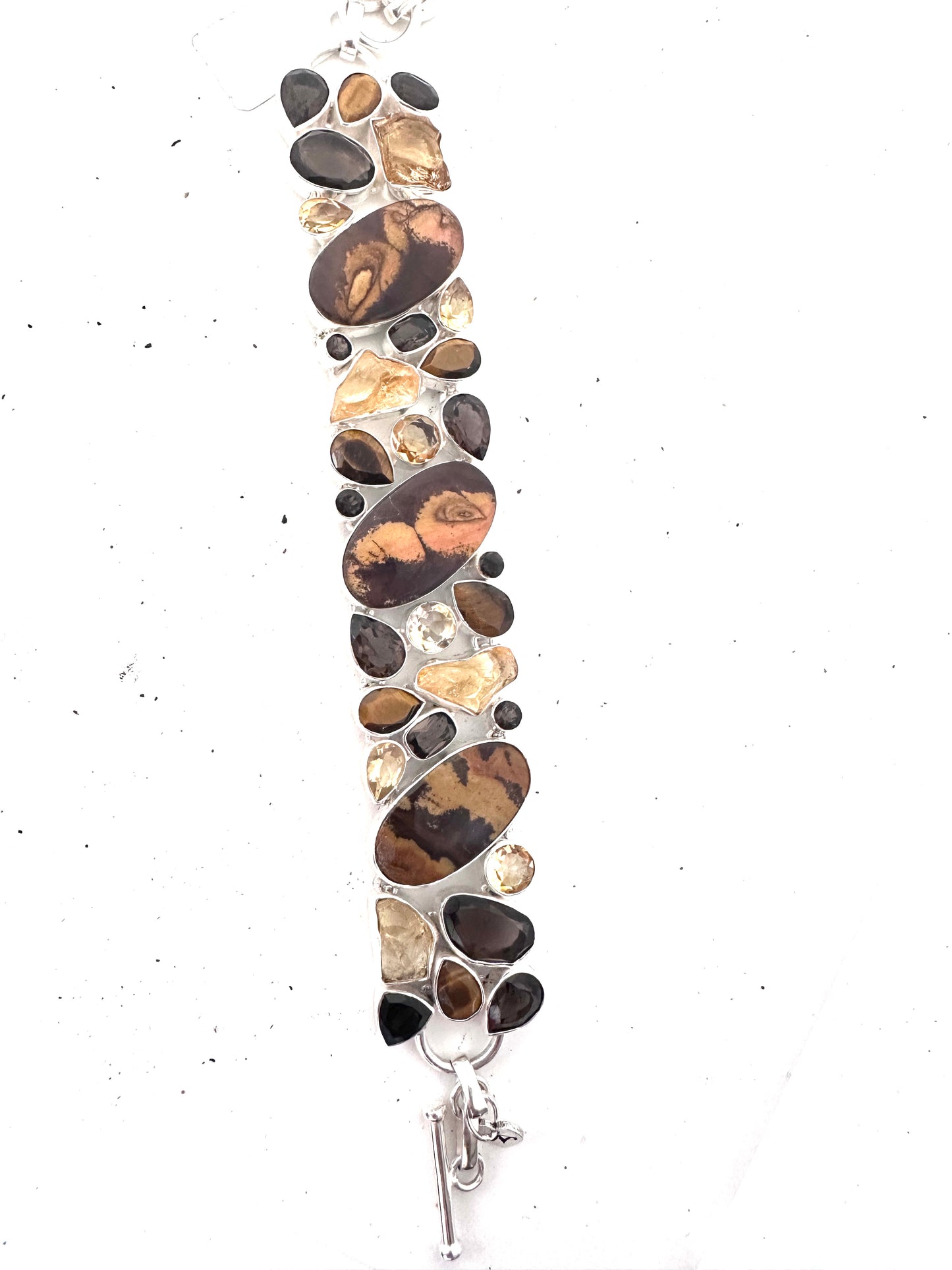 Noreena Jasper with Smoky Quartz,Tiger Eye and Citrine