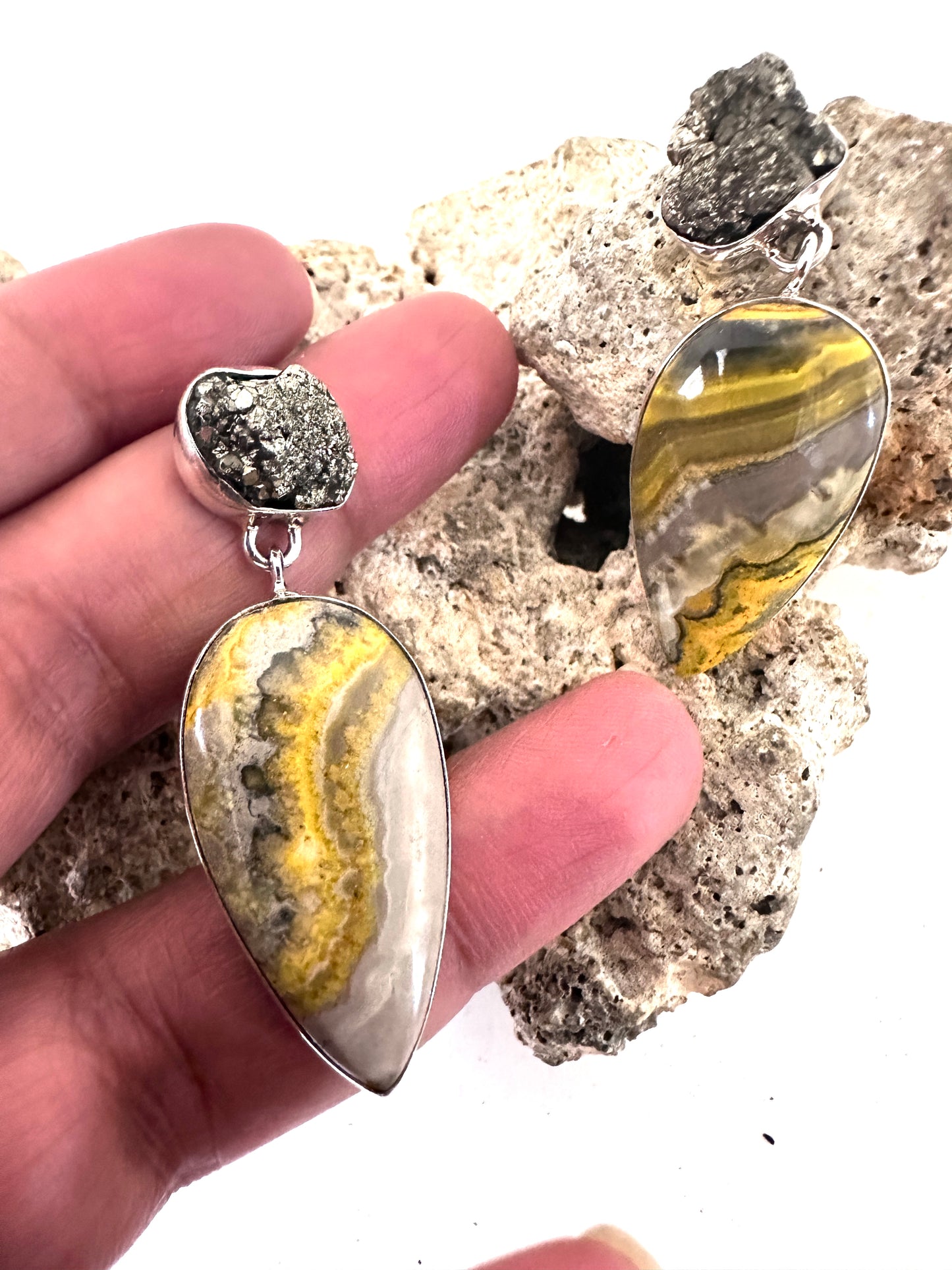 Bumble Bee Jasper with Pyrite